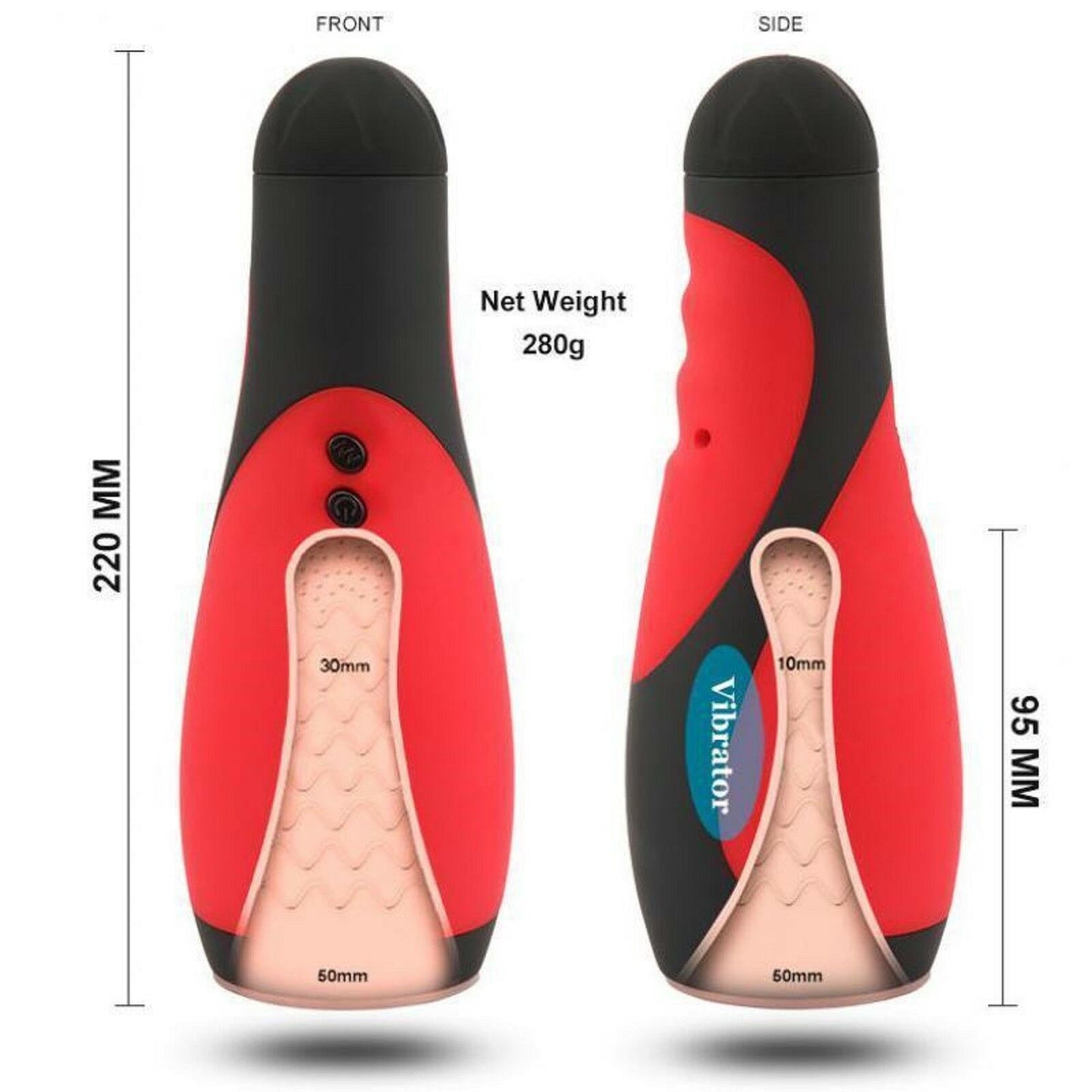 Vibrating Male Masturbator Pocket Pussy Stroker Blow Job Masturbation Sex Toy