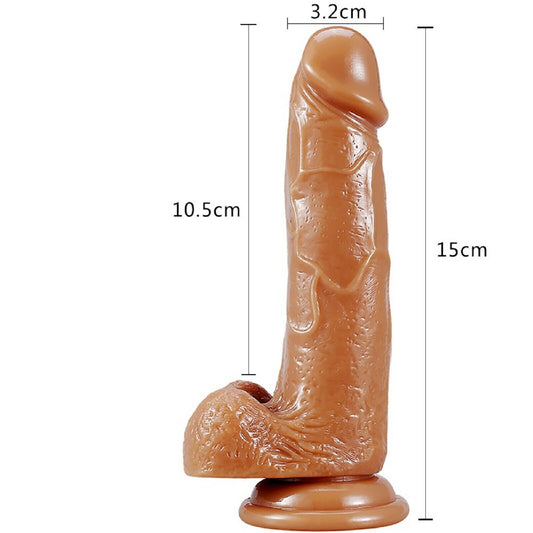 Dildo Dong Realistic Big Penis Cock Balls Vaginal Anal Suction Cup Adult Sex Toy