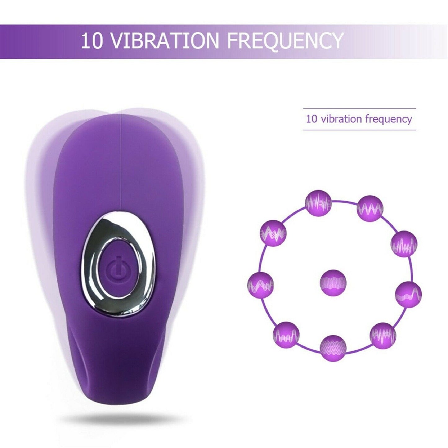 G Spot Vibe U Vibrator Wearable Couples Vibrating Massager USB Adult Sex Toy