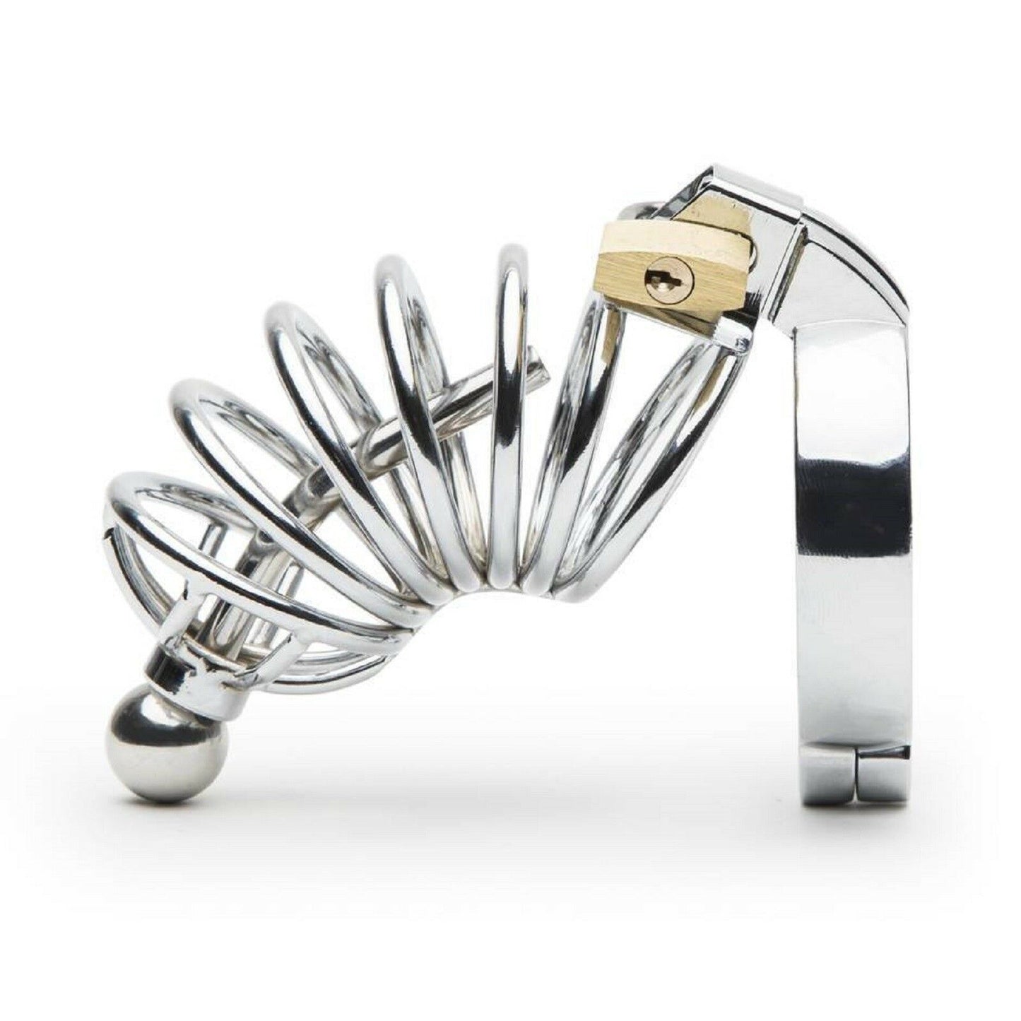 BDSM Cock Penis Cage Male Chastity Kit Steel Urethra Fetish Restraint Bondage