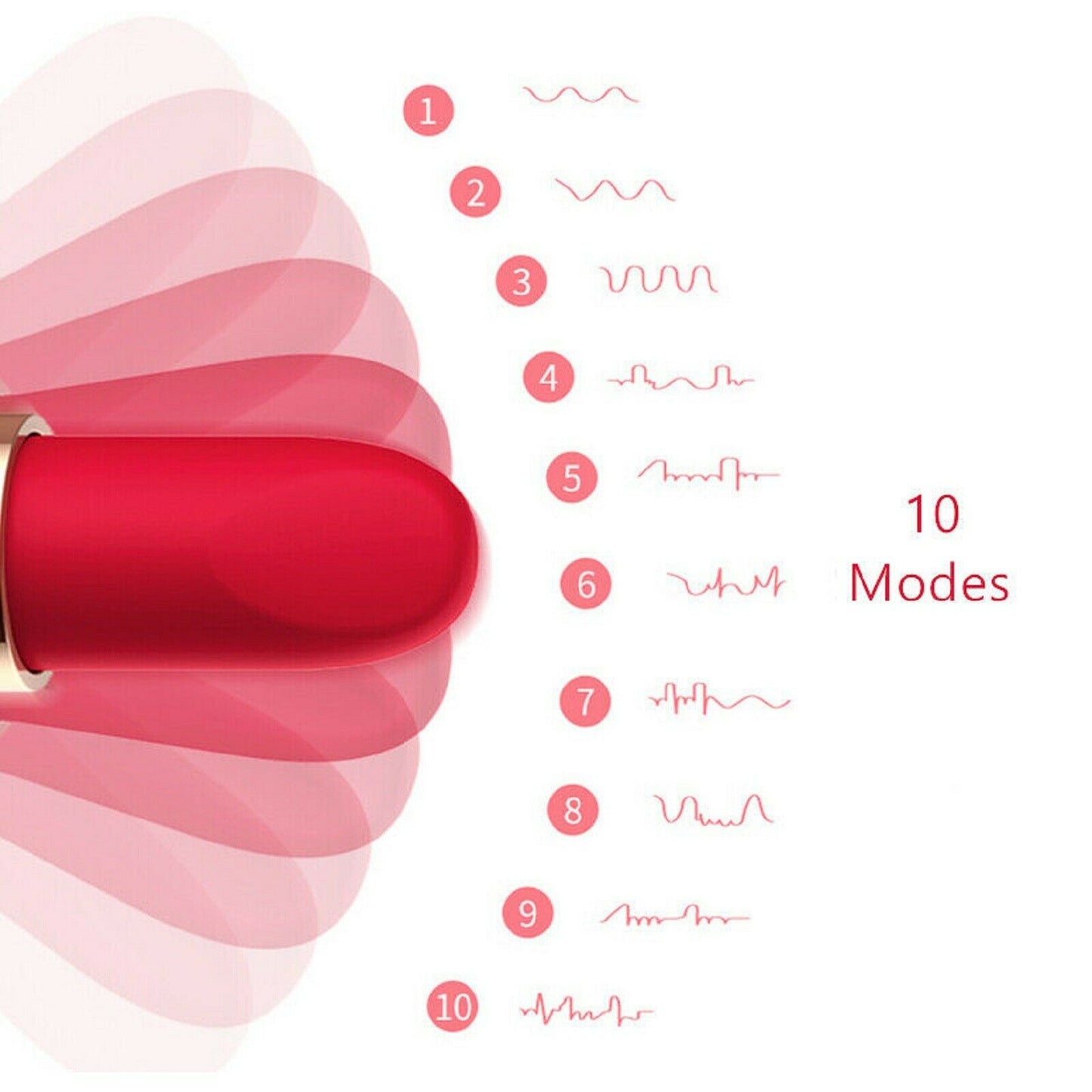 Lipstick Bullet Vibrator Massager G-Spot Dildo Vibe Clit Discreet Sex Toy