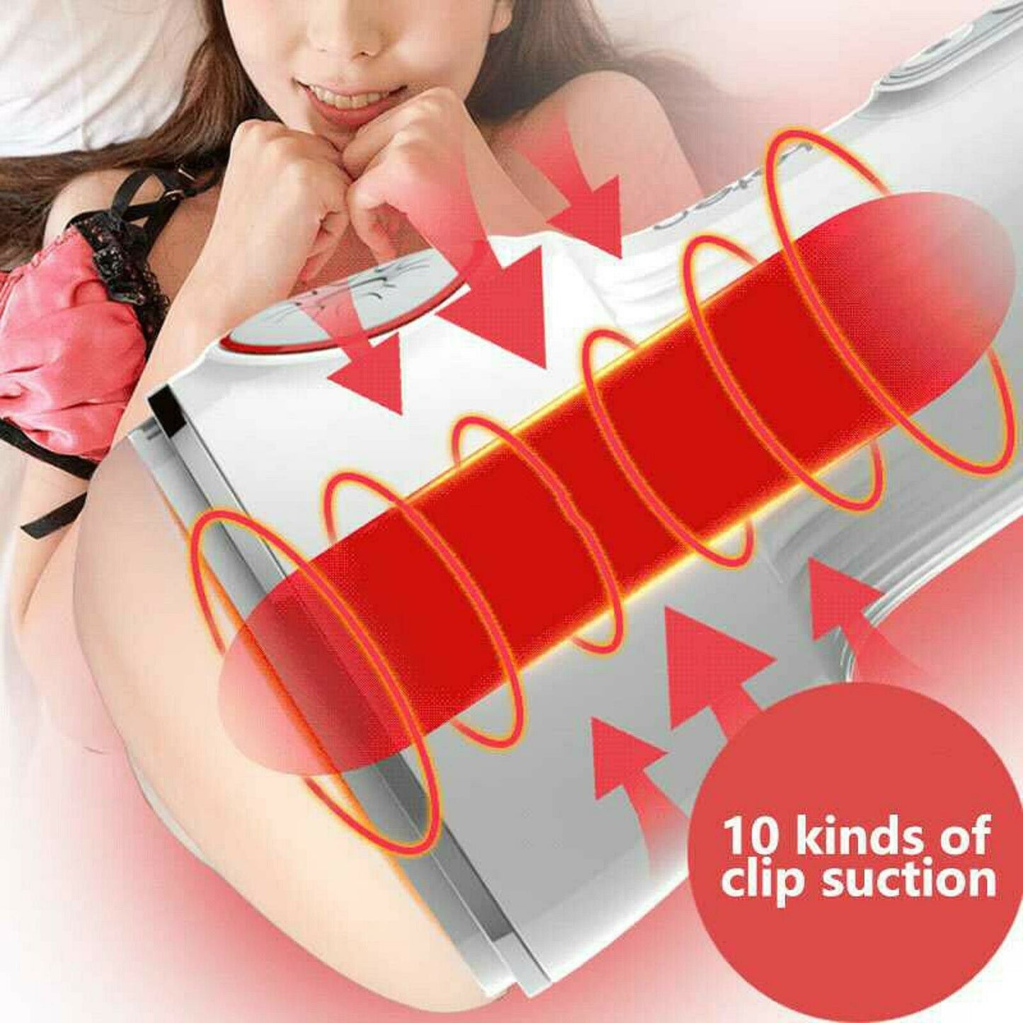 Automatic Sucking Vibrating Pussy Cup Male Masturbator Adult Sex Toy