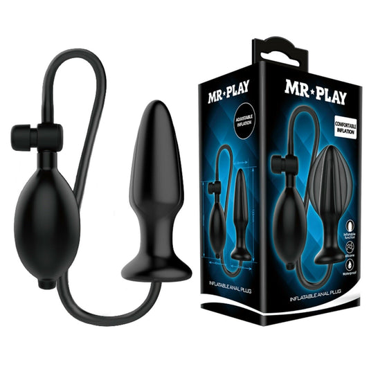 Inflatable Anal Butt Plug Balloon Dildo Prostate Massager Expandable Gay Sex Toy