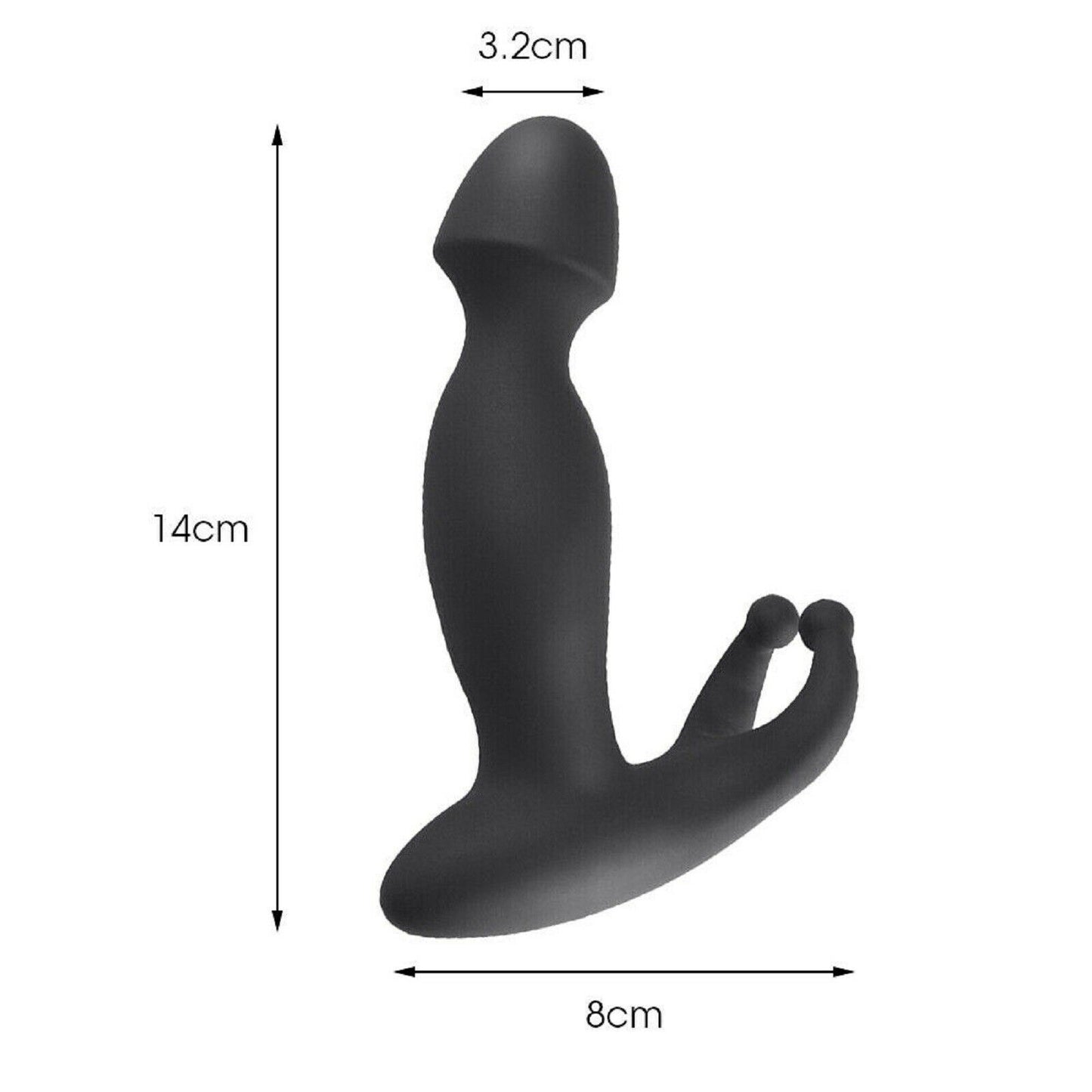 Prostate Massager Male Female Vibrator G-Spot Anal Bead Butt Plug Dildo Sex Toy