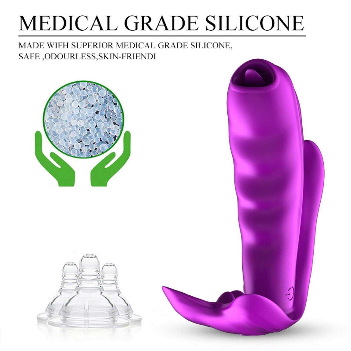 Remote Control Vibrator Wearable Dildo Clit Vibrating Panties USB Female Sex Toy