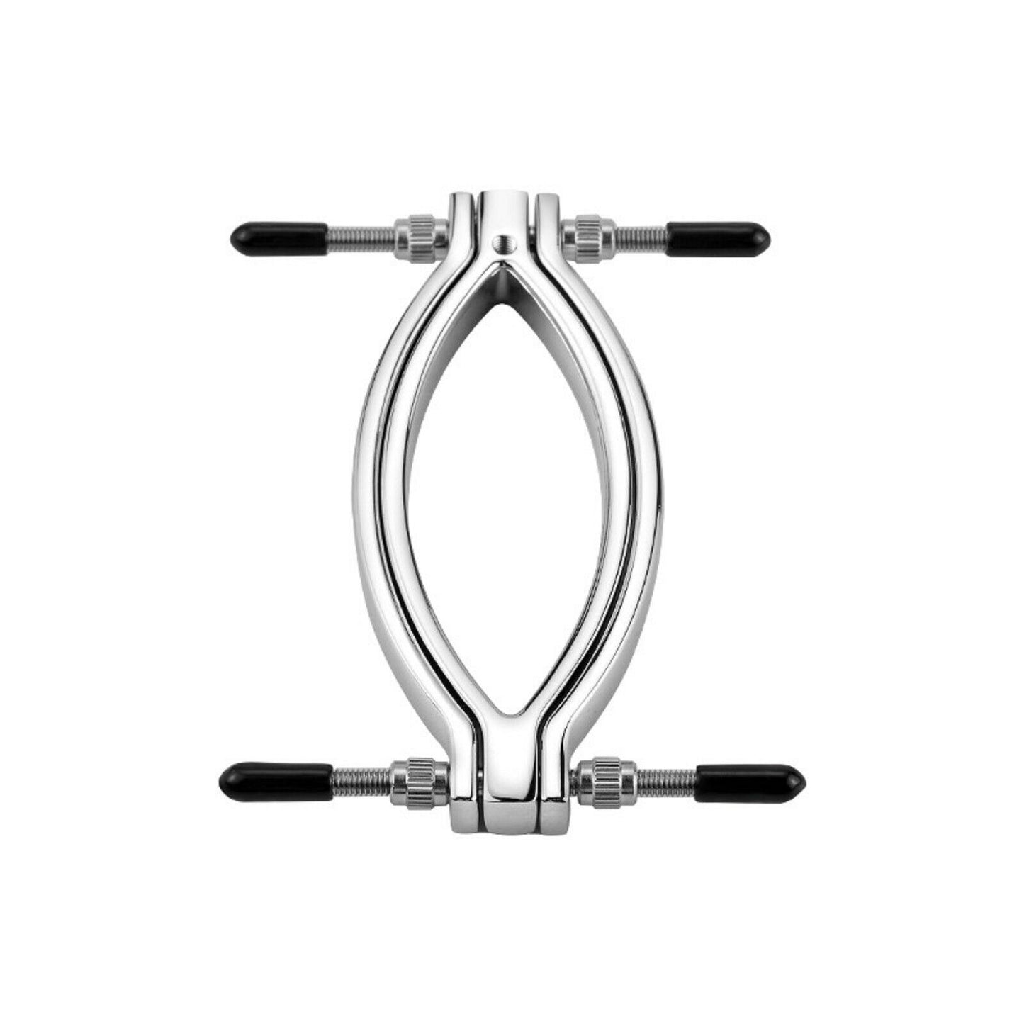 Alloy Clitoral Labia Clamps Metal Chain Leash Clip Fetish Bondage BDSM Sex Toy
