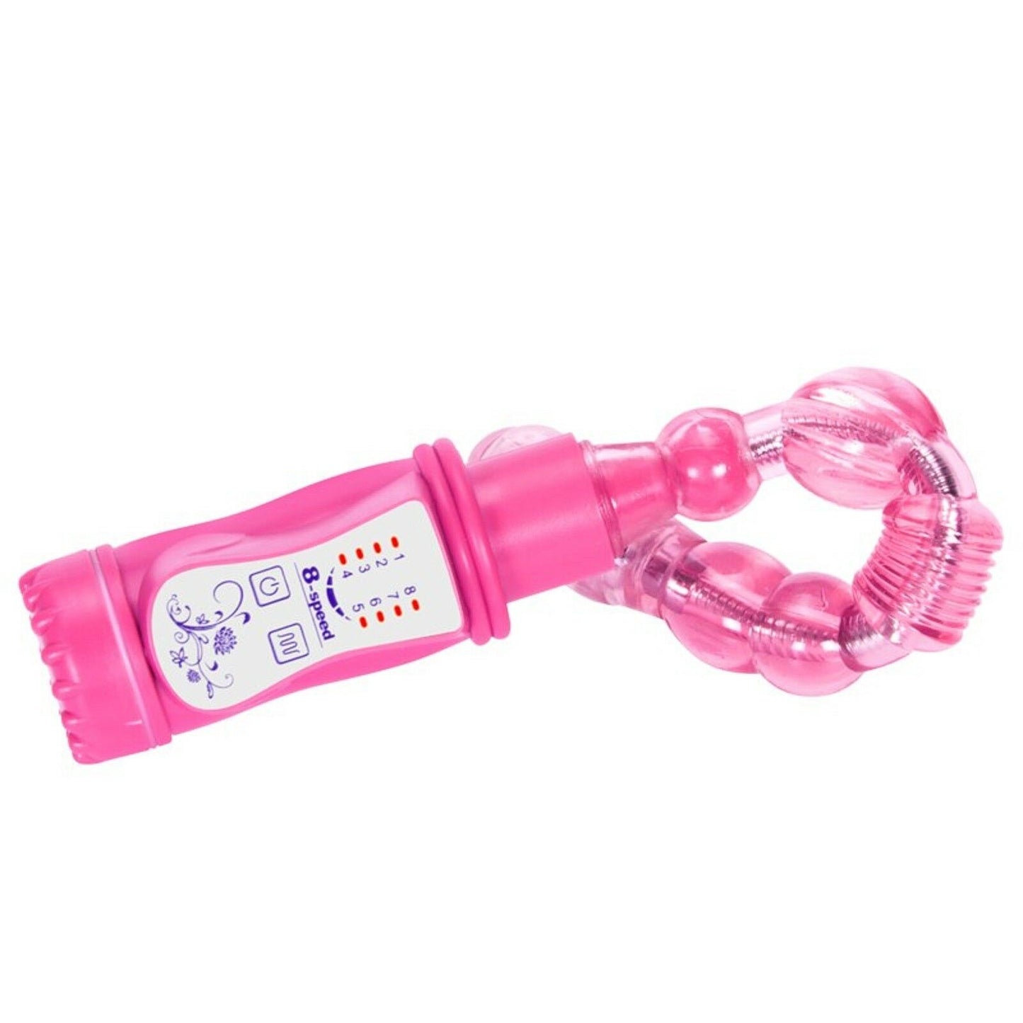 8 Speed Long Flexible Vibrating Anal Bead Chain Butt Plug Anal Vibrator Sex Toy