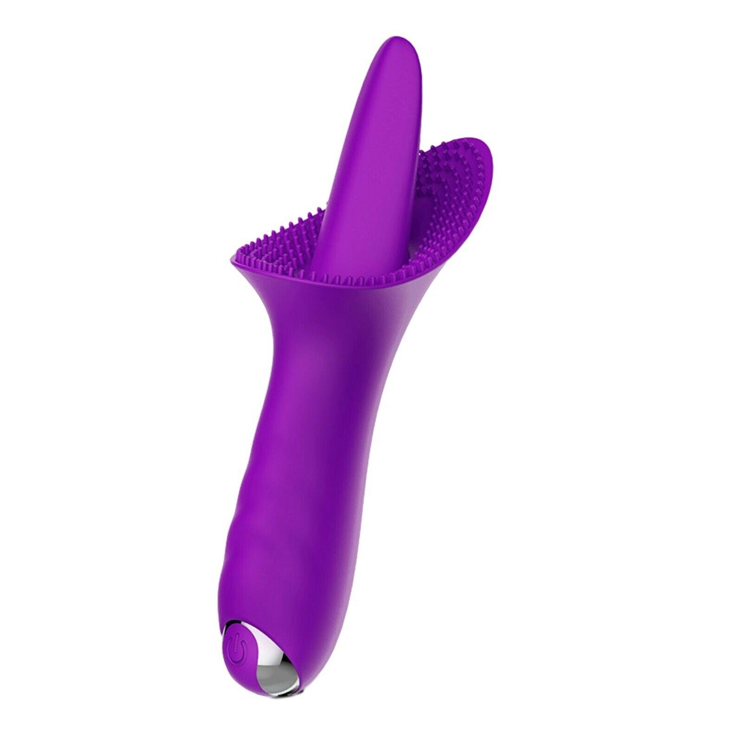 Licking Tongue Clitoris Vibrator Dildo G-Spot Nipple Clit Stimulator USB Sex Toy