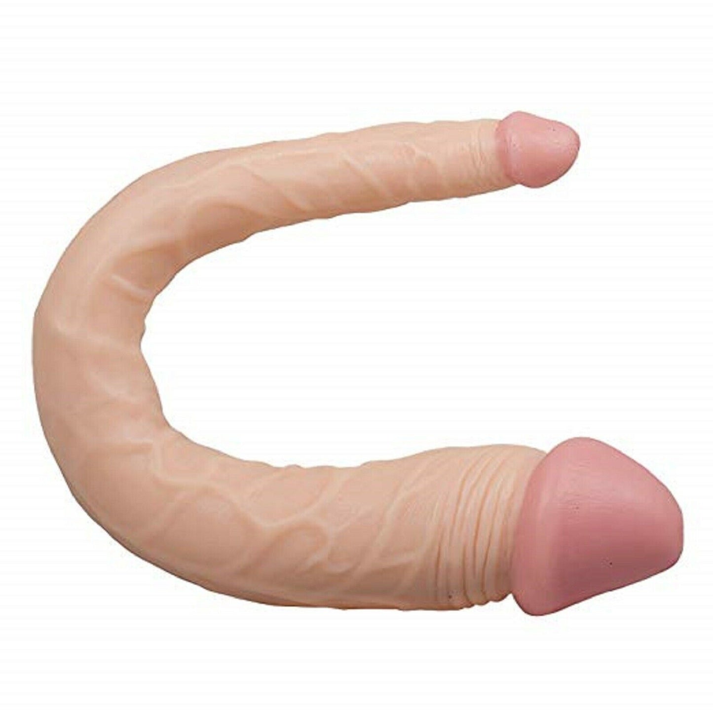 14 Inch Double Ended Dildo Dong Realistic Veined Shaft Penis Cock Adult Sex Toy