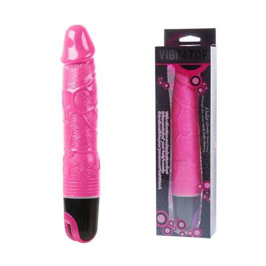 9.3" Large Vibrator Dildo Big Realistic Dong G-spot Clit Anal Vibrating Sex Toy