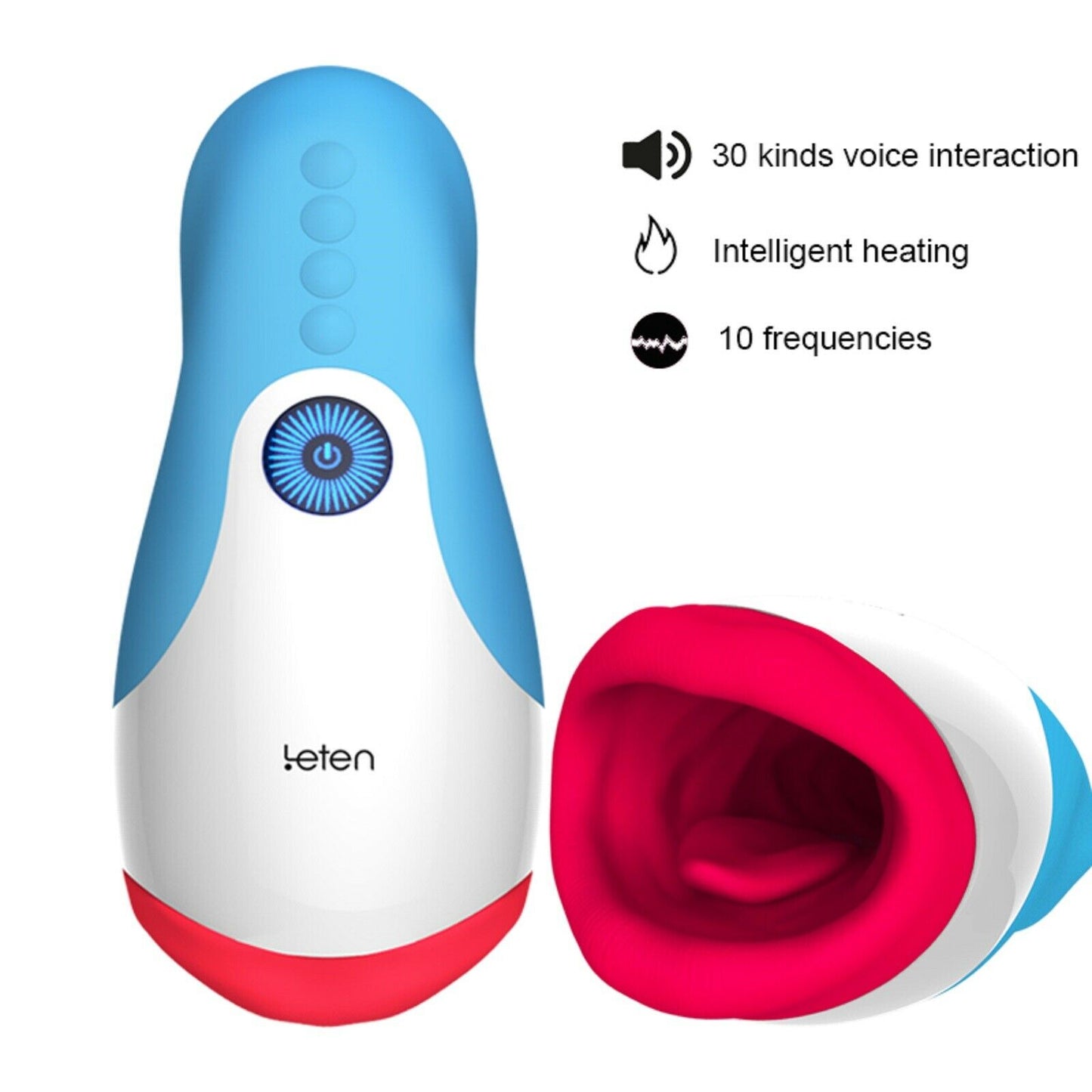 Vibrating Oral Sex Toy For Men Auto Stroker Cup Masturbator Male Masturbation