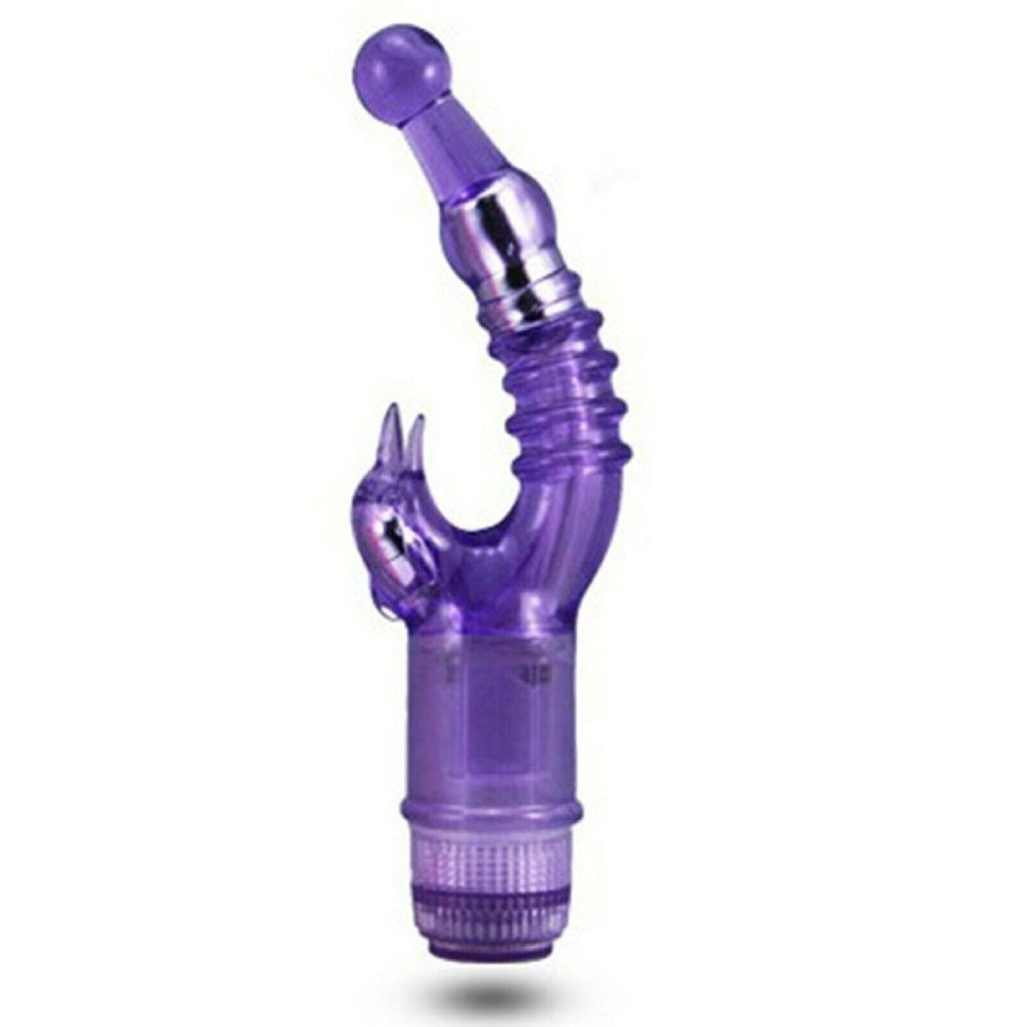 Rabbit Vibrator Dildo G-Spot Double Vibe Clit Stimulator Female Anal Sex Toy NEW