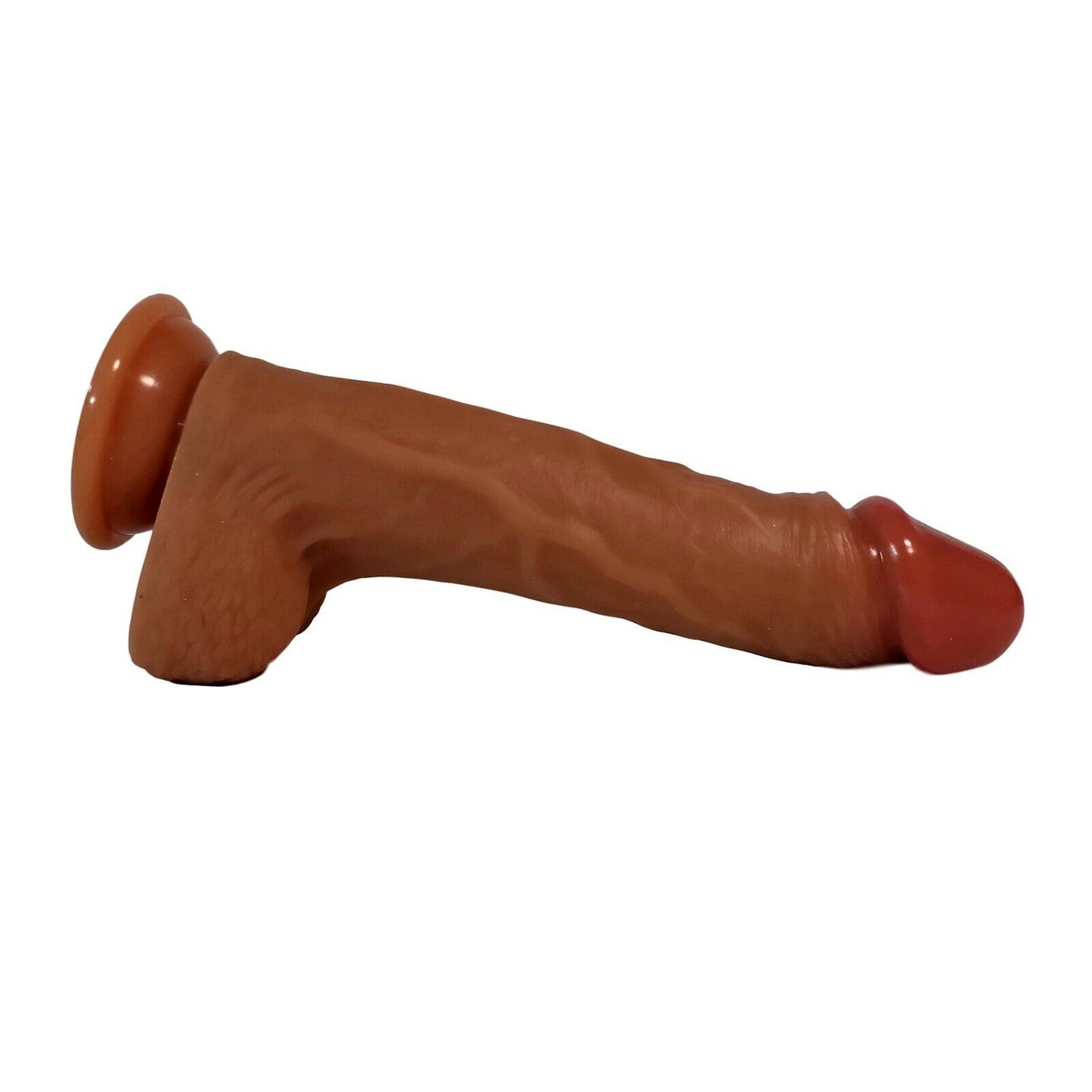 8.5" Large Dildo Dong Vibrating Wiggly Heating Vibrator Rechargeable Sex Toy NEW
