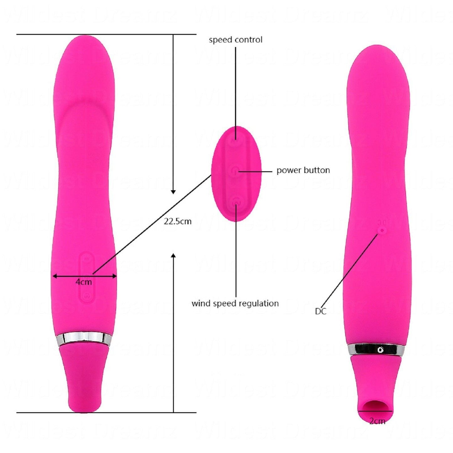 Sucking Vibrator Clitoris Nipple Oral Dildo Clit Stimulator 10 Speed Sex Toy