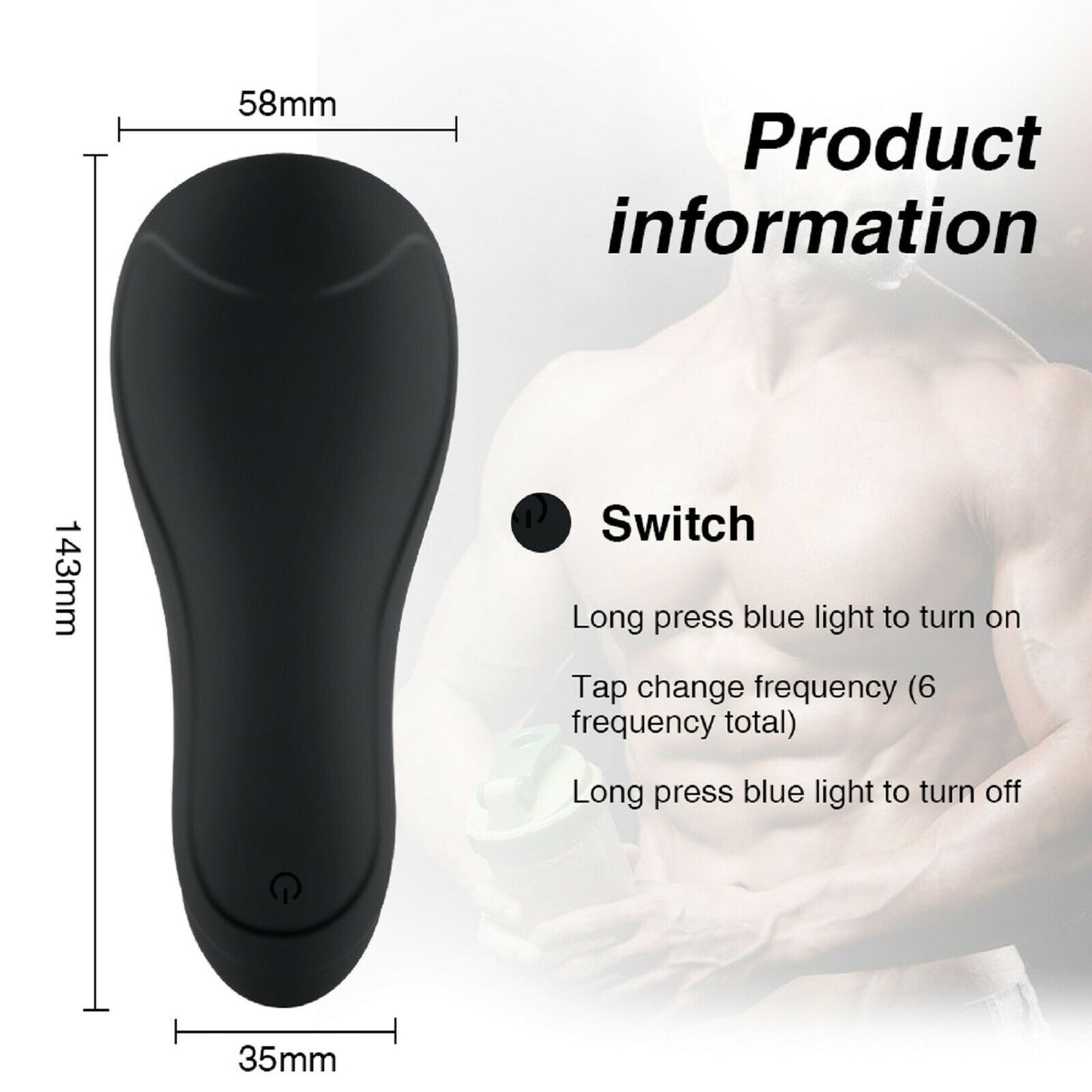Auto Vibrating Male Masturbator Stroker Rechargeable Masturbation Cup Sex Toy