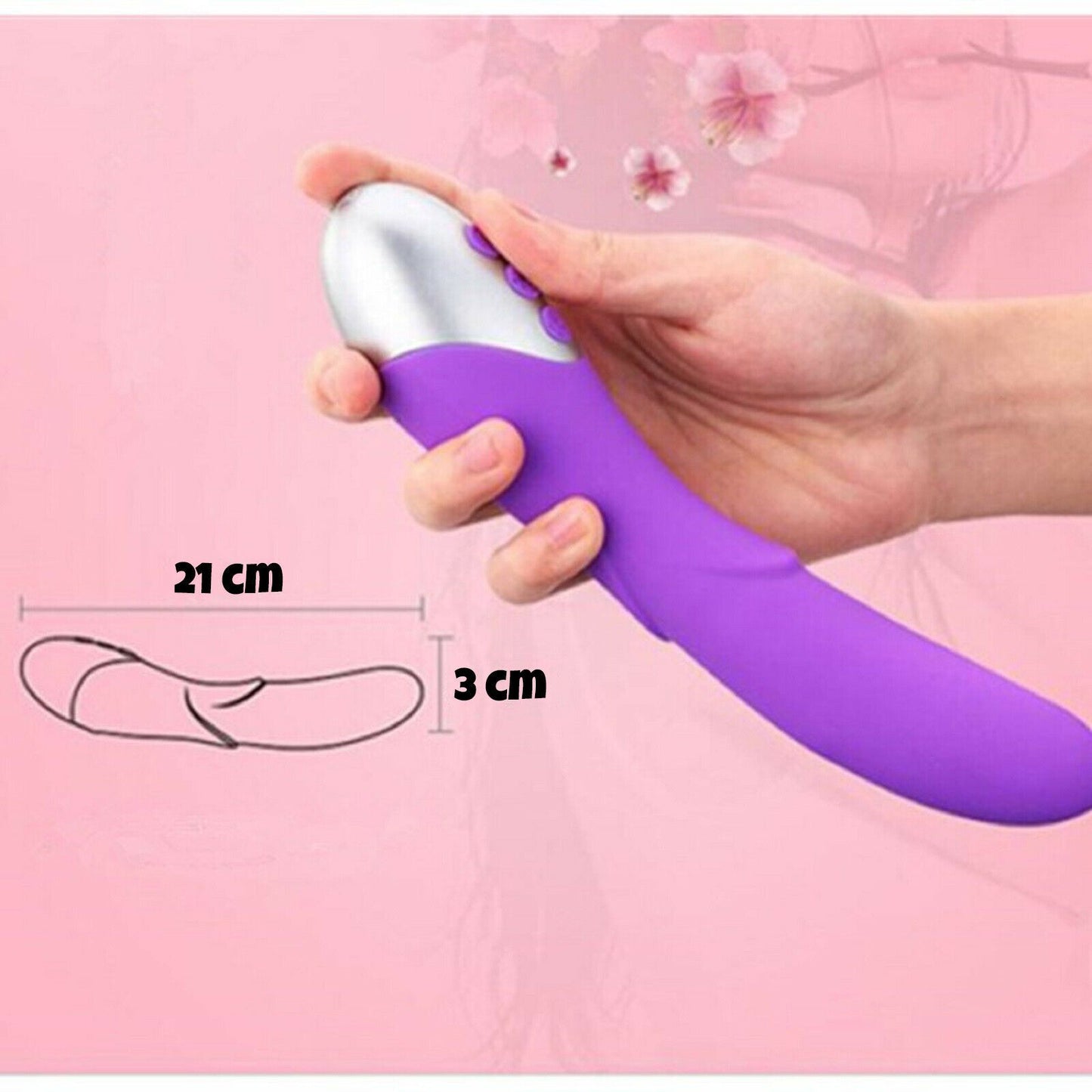 Large Vibrator Big Dildo Clit G-spot Female Wand Rechargeable Adult Sex Toy New