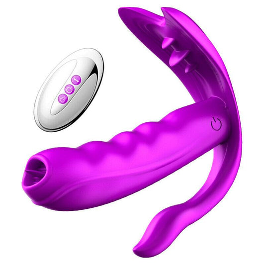 Remote Control Vibrator Wearable Dildo Clit Vibrating Panties USB Female Sex Toy