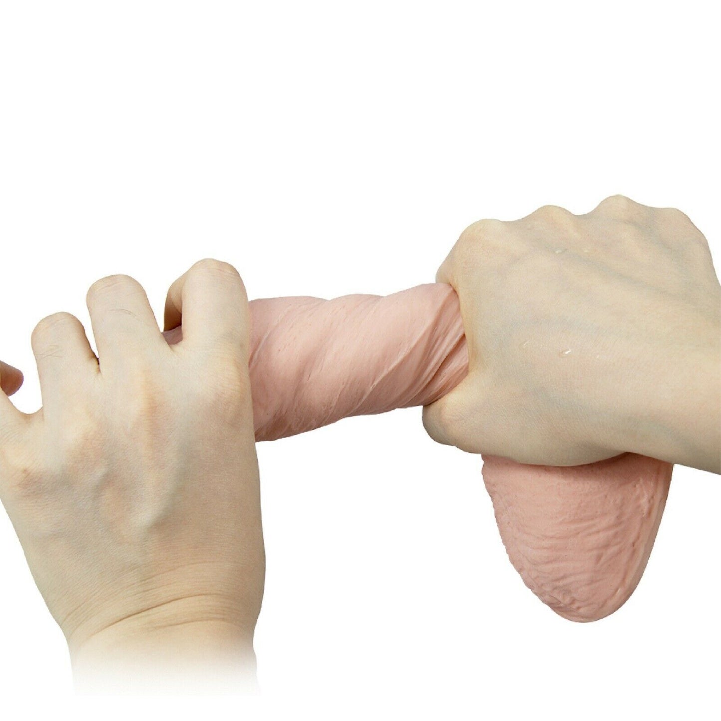 7.28" Realistic Dildo Dong Cock Penis Suction Cup Lifelike Soft Adult Sex Toy