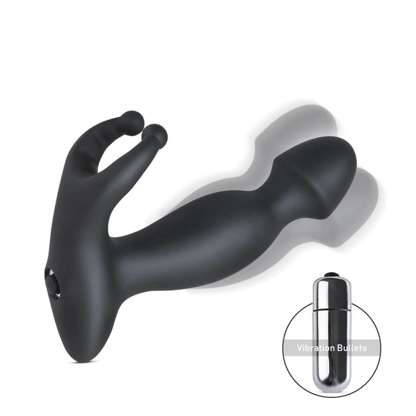 Prostate Massager Male Female Vibrator G-Spot Anal Bead Butt Plug Dildo Sex Toy