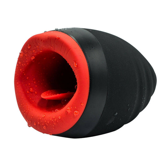 Male Masturbator USB Auto Heating Vibrating Oral Stoker Pocket Pussy Sex Toy NEW