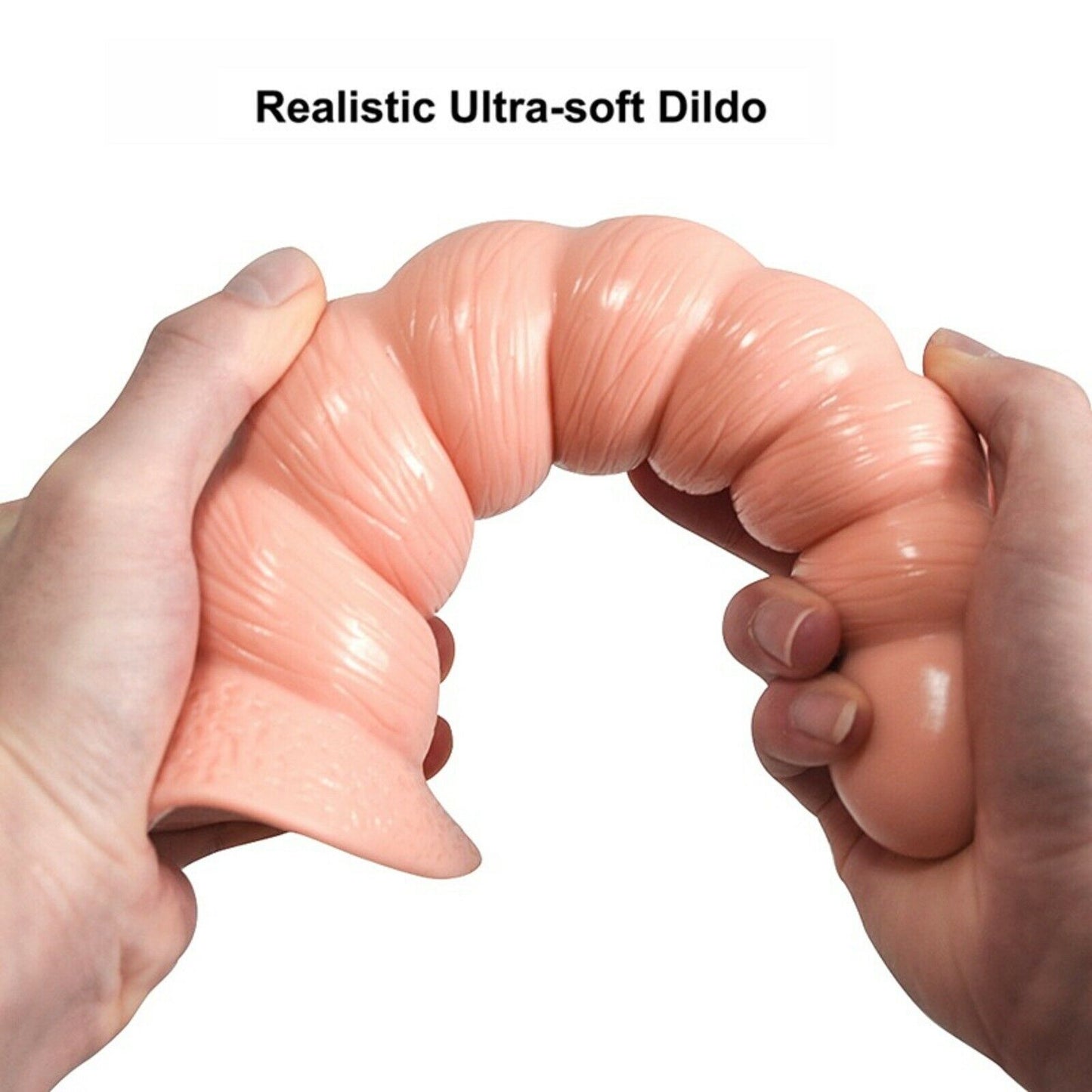 9.6" Thick Spiral Big Dildo Long Anal Plug Gay Dong Huge Monster Giant Sex Toy