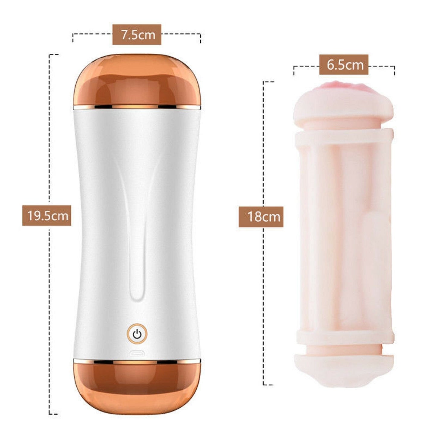 Pussy Male Masturbator Masturbation Stroker Rechargeable Vagina Men Sex Toy