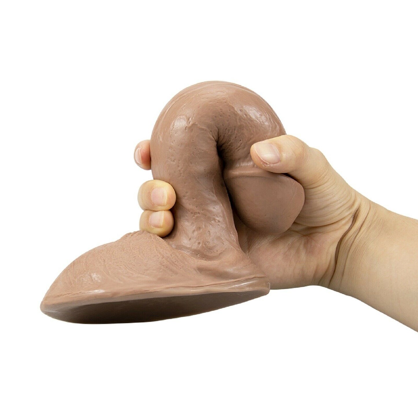 7.28" Realistic Dildo Dong Cock Penis Suction Cup Lifelike Soft Adult Sex Toy
