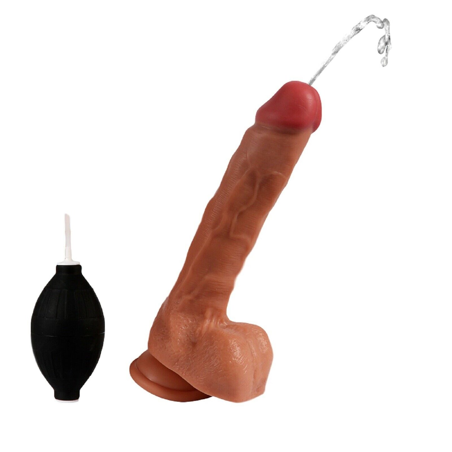 9.4" Large Ejaculating Squirting Dildo Dong Suction Cup Realistic Peins Sex Toy