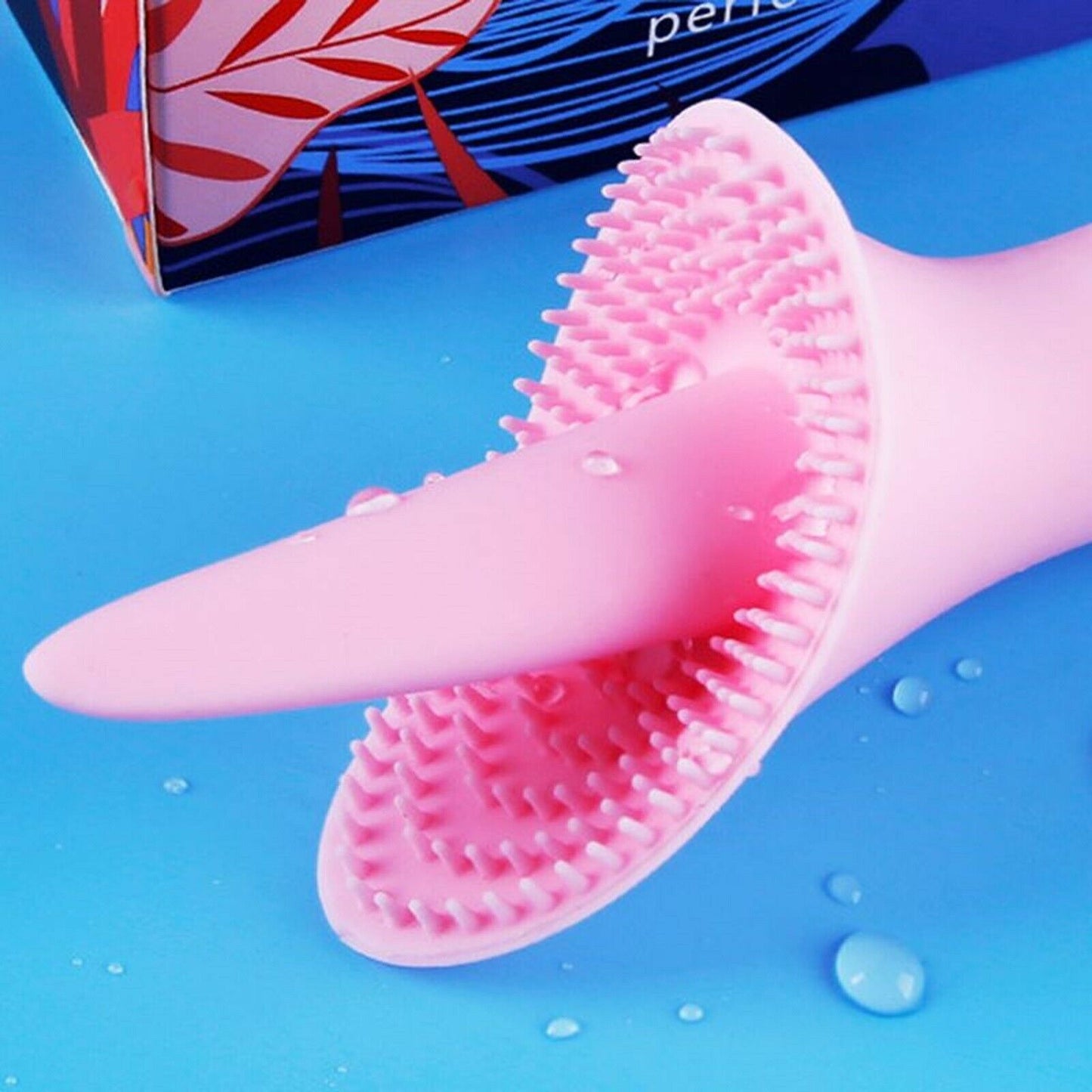 Licking Tongue Clitoris Vibrator Dildo G-Spot Nipple Clit Stimulator USB Sex Toy