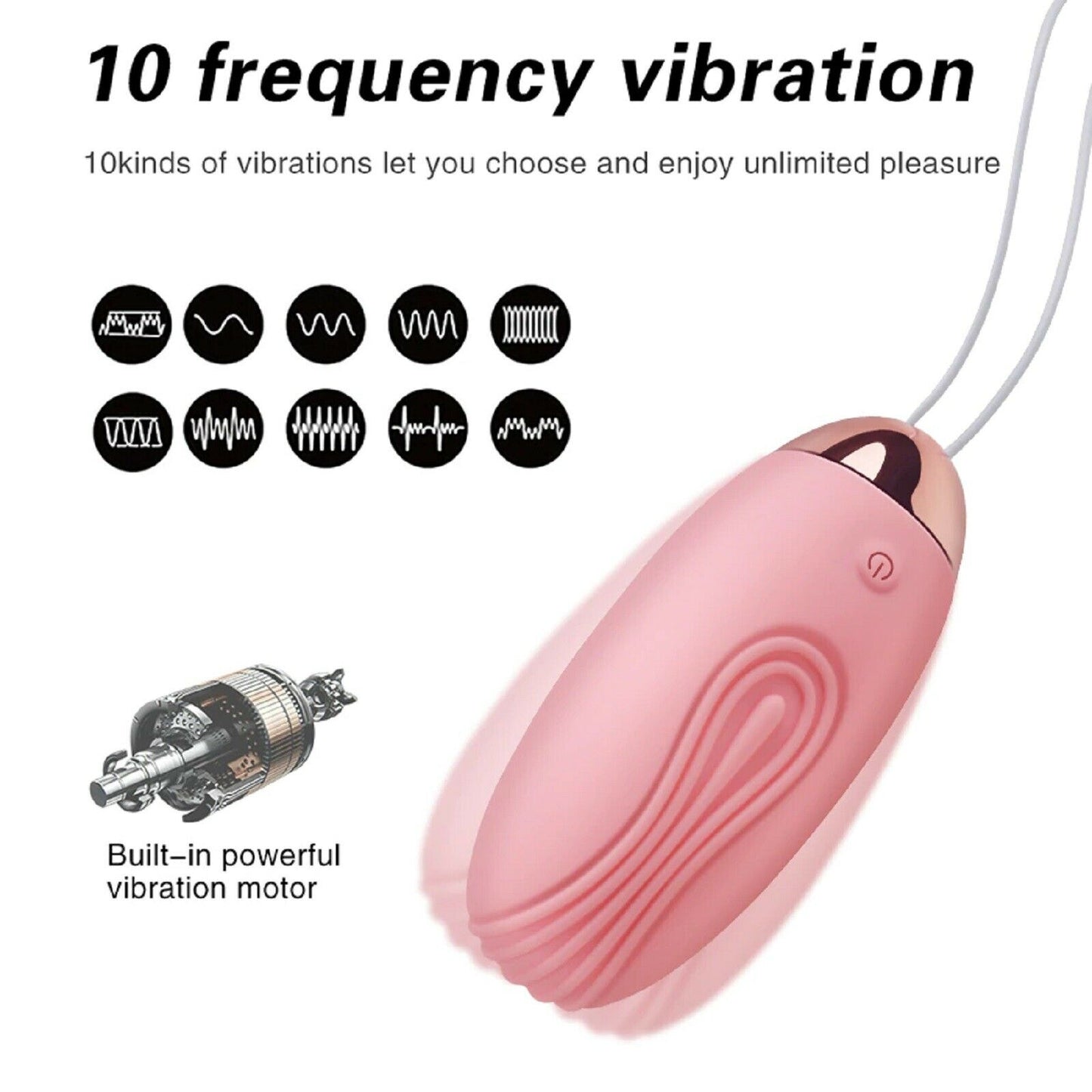 Wireless Vibrator Wearable Egg Bullet Vibrating Panties Female Adult Sex Toy NEW
