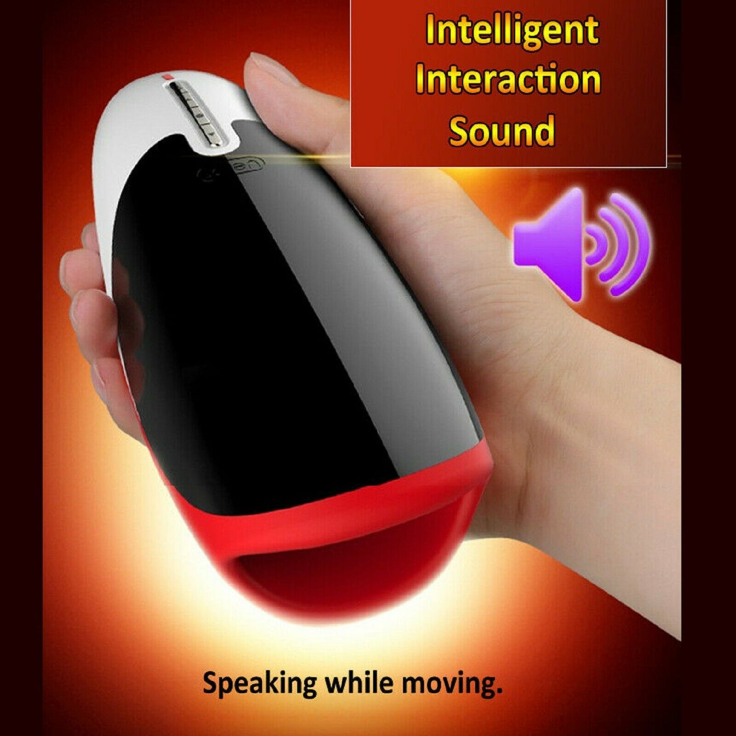 Male Masturbator Cup Auto Vibrating Oral Masturbation Stroker Heating Sex Toy