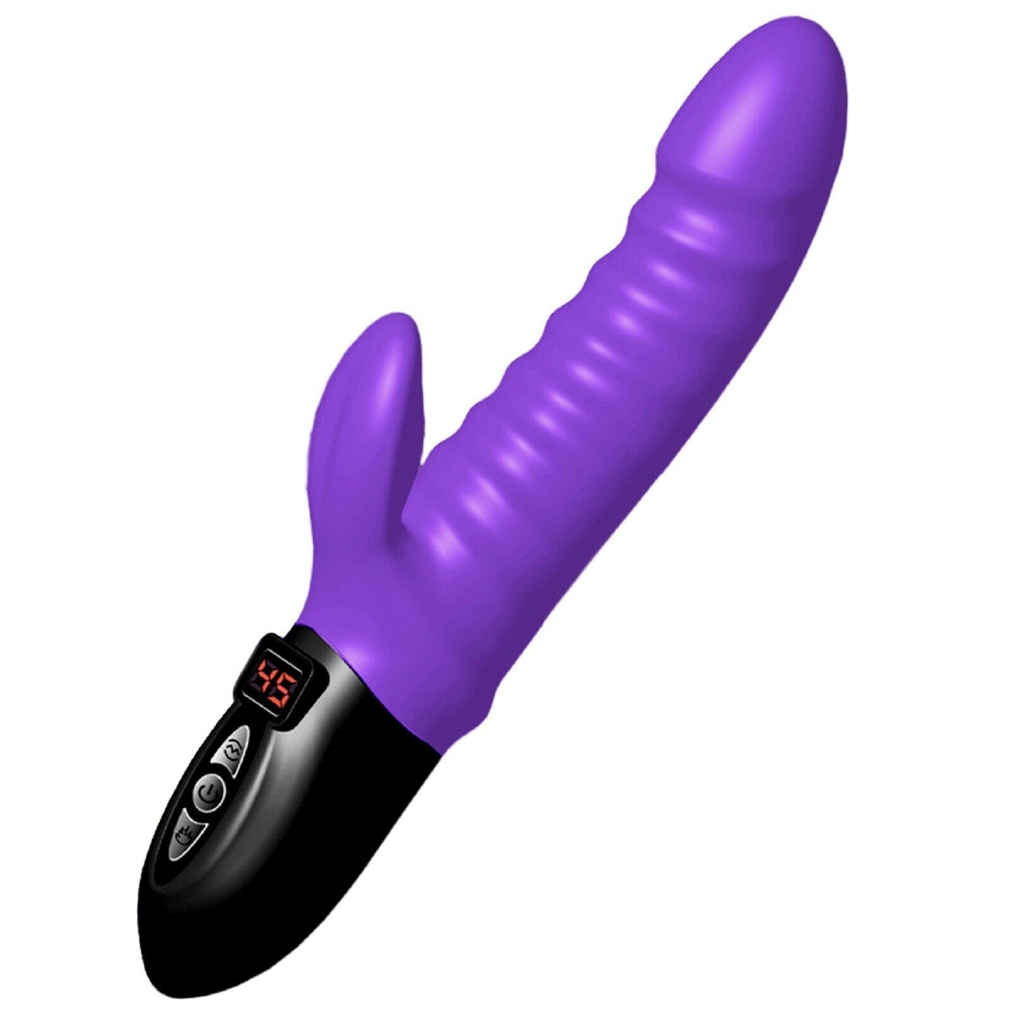 Large Big Vibrator Dildo Clit G-spot Female Warming Wand Rechargeable Sex Toy