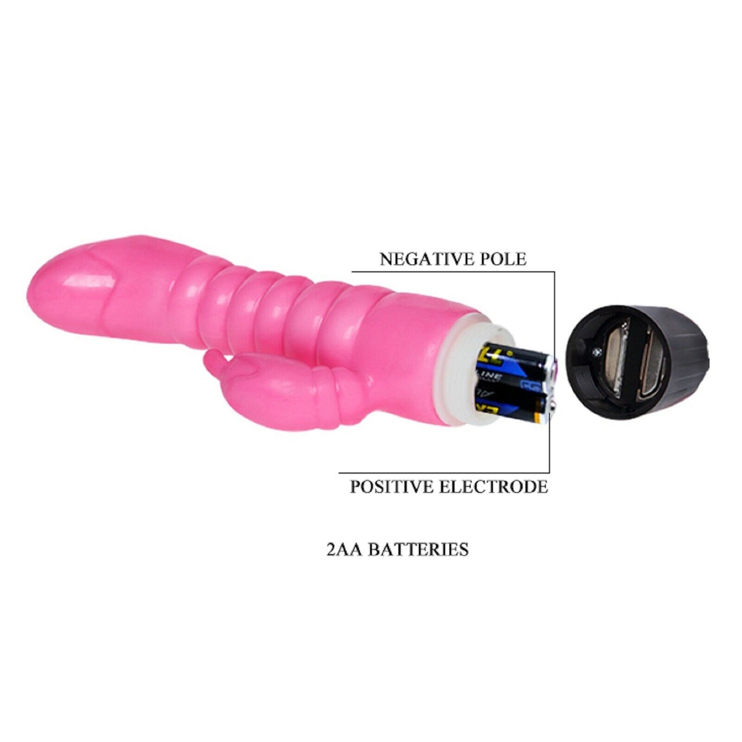 8.9" Large Rabbit Vibrator Dildo Big Dong G Spot Clit Vibrating Bullet Sex Toy