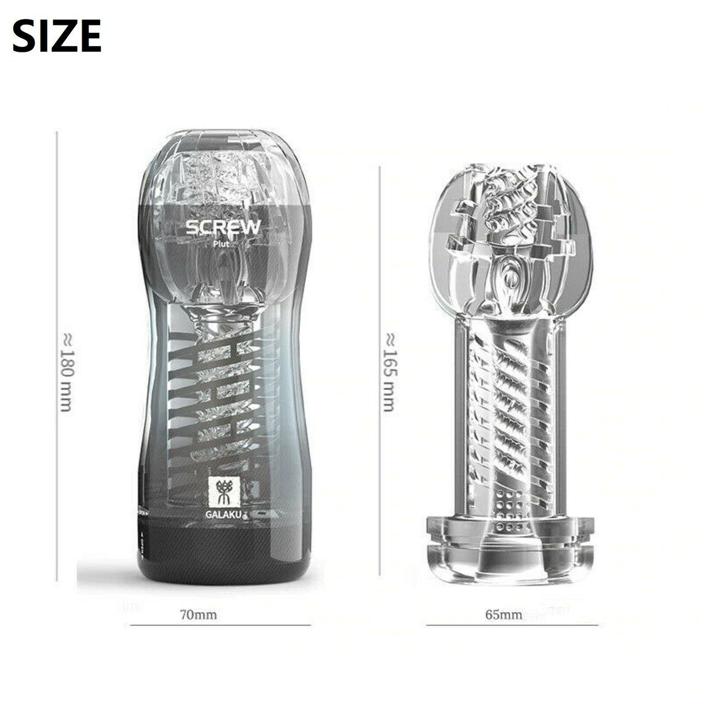Male Masturbator Stroker Realistic Mens Masturbation Cup Sucking Adult Sex Toy
