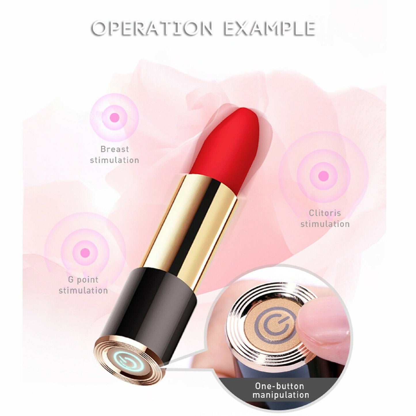 Lipstick Bullet Vibrator Massager G-Spot Dildo Vibe Clit Discreet Sex Toy