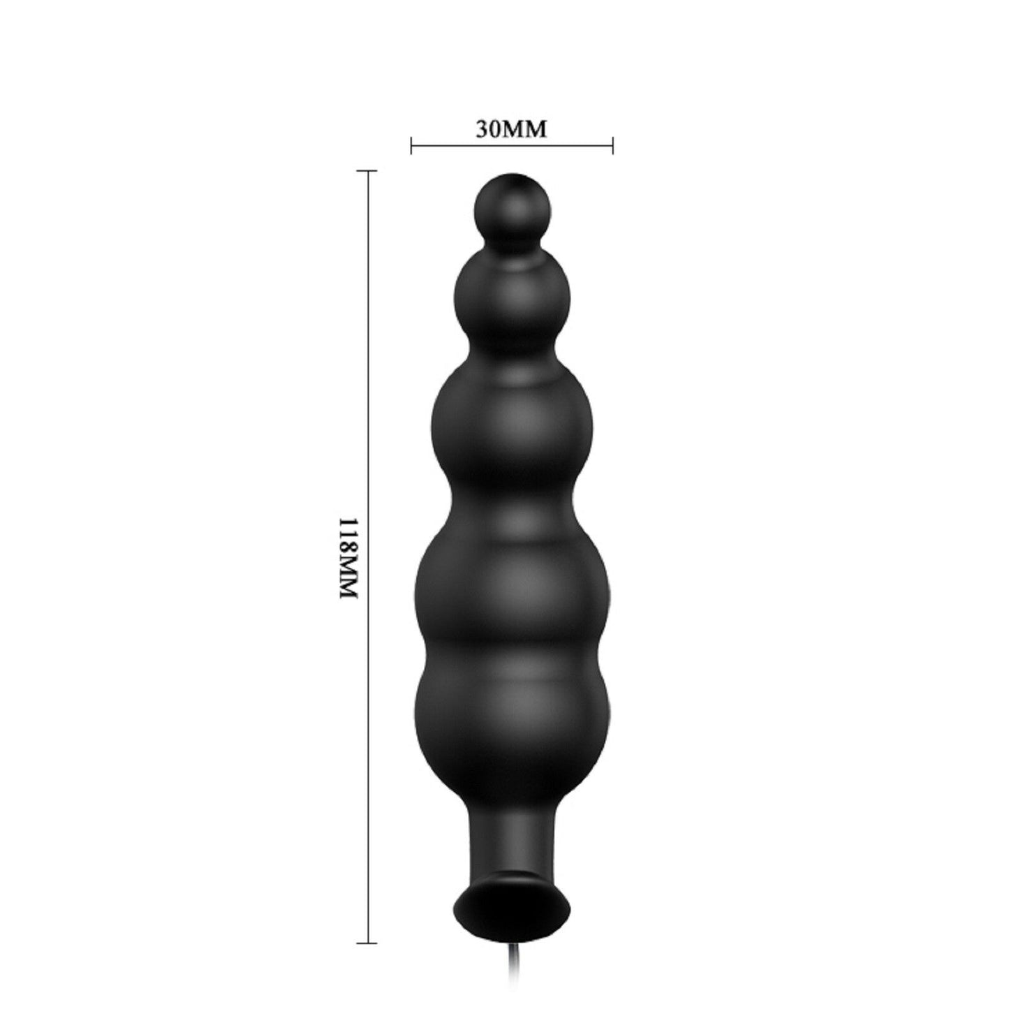12 Speed G-Spot Prostate Male Vibrator Power Anal Bead Prostate Massager Sex Toy