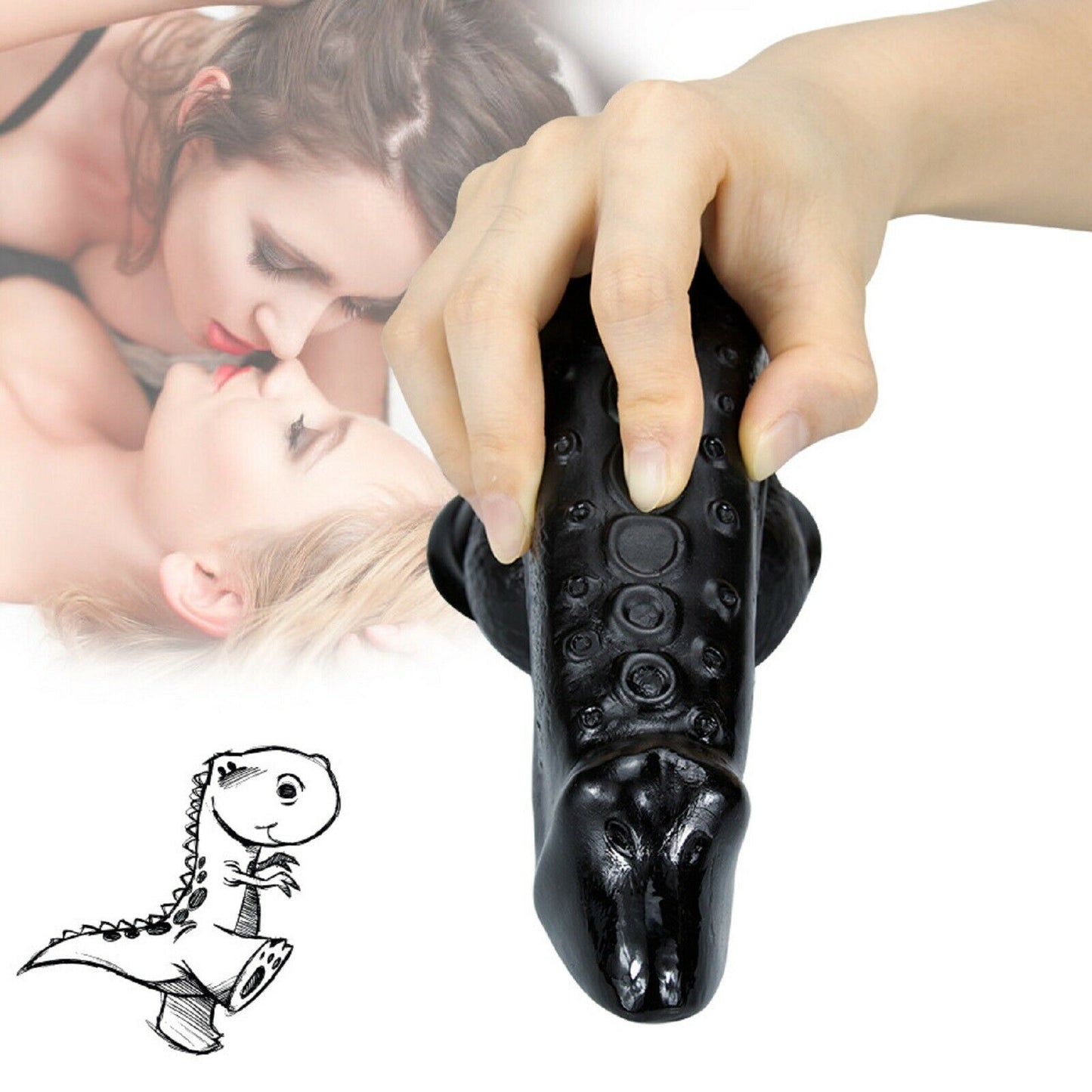 9" Dildo Dong BIG Realistic Monster Alien Fantasy Dragon Cock Adult Sex Toy