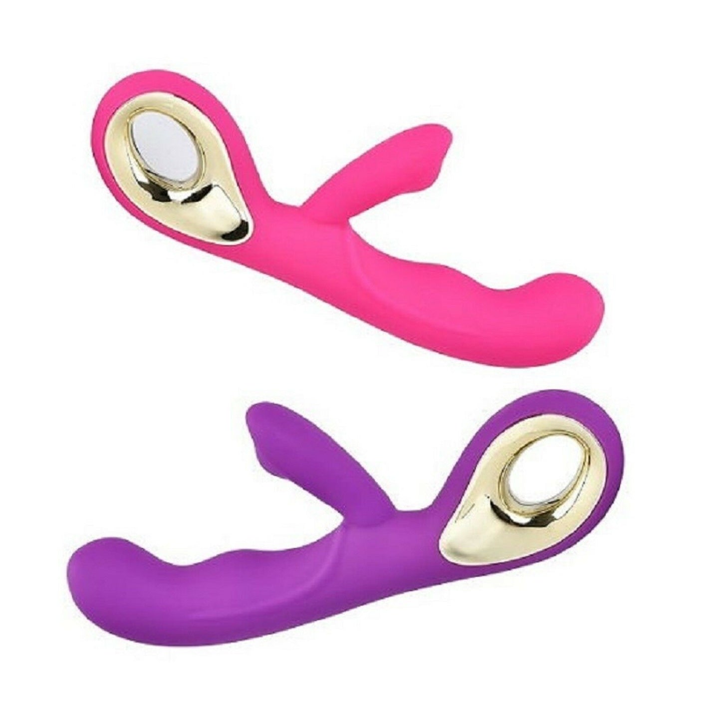 Rabbit Clit Vibrator Dildo G-Spot Clitoris Rechargeable Wand Female Anal Sex Toy