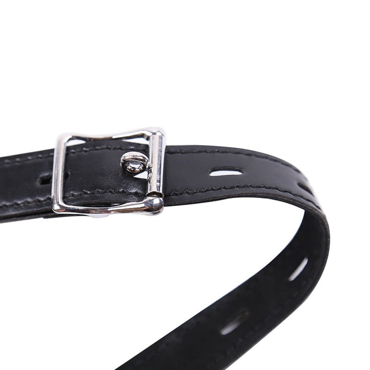 Male Chastity Cock Cage Belt Bondage BDSM G String Thong Faux Leather Sex Toy