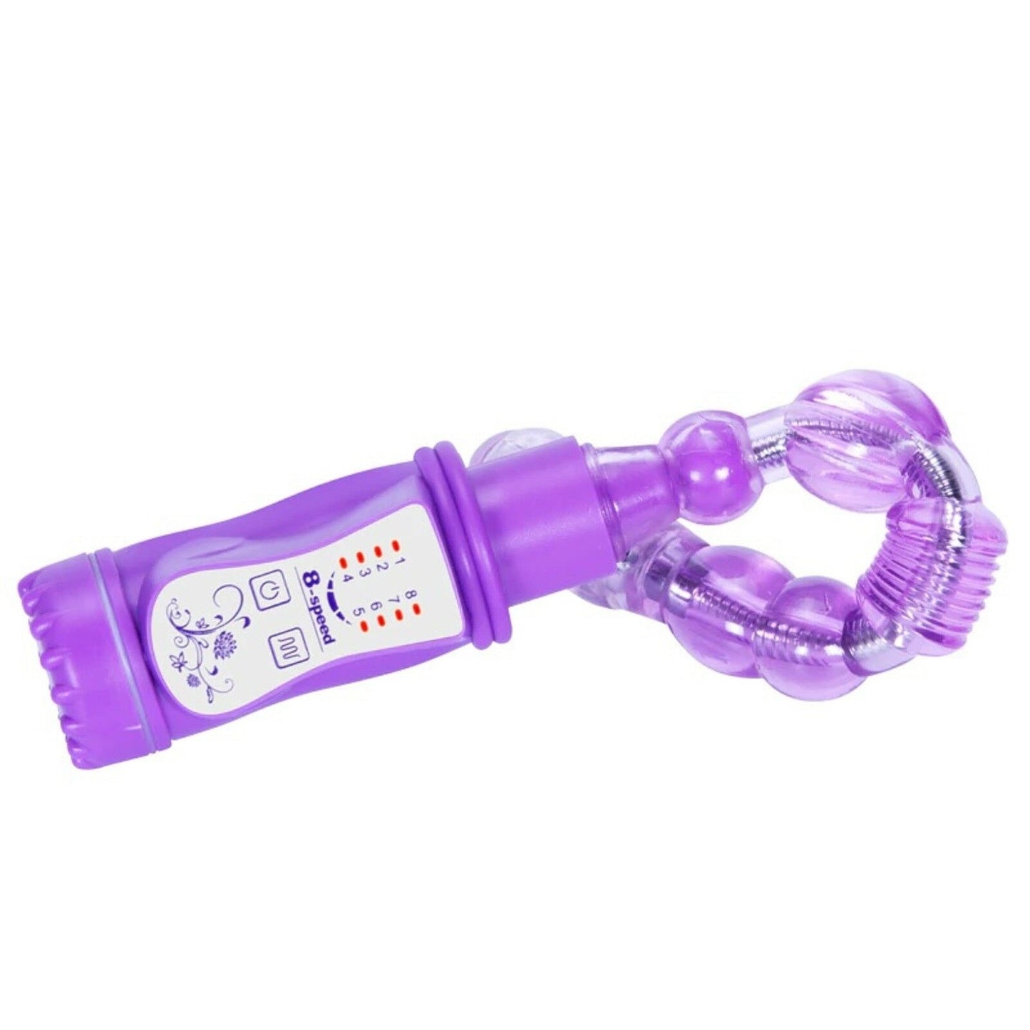 8 Speed Long Flexible Vibrating Anal Bead Chain Butt Plug Anal Vibrator Sex Toy