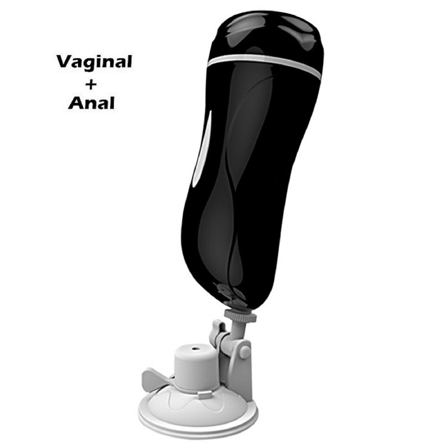 Male Masturbator Pussy Anal Oral Stroker Hands Free Vagina Suction Cup Sex Toy