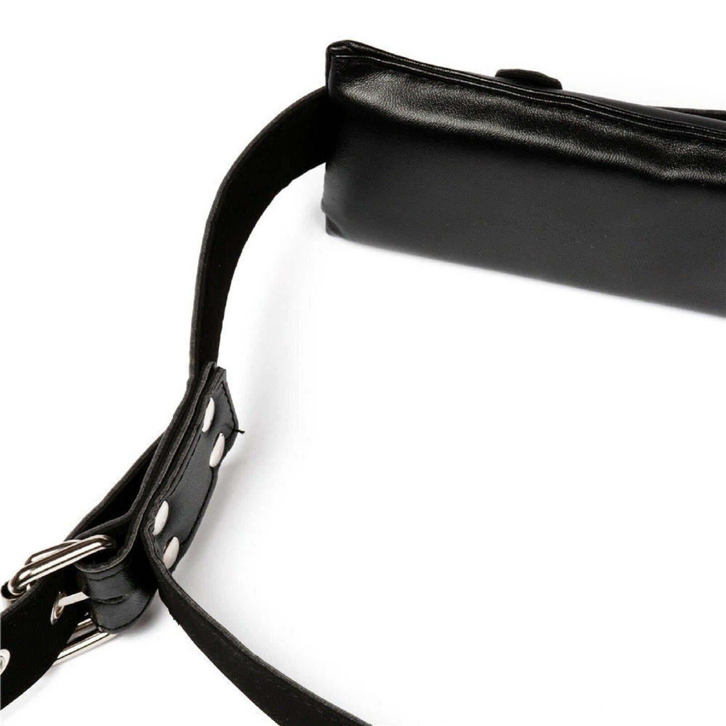 BDSM Fetish Set Bondage Restraint Neck Leg Open Strap PU Leather Adult Sex Toy