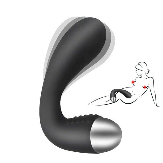 Prostate Massager Mens Female Vibrator Anal Plug USB Rechargeable Dildo Sex Toy