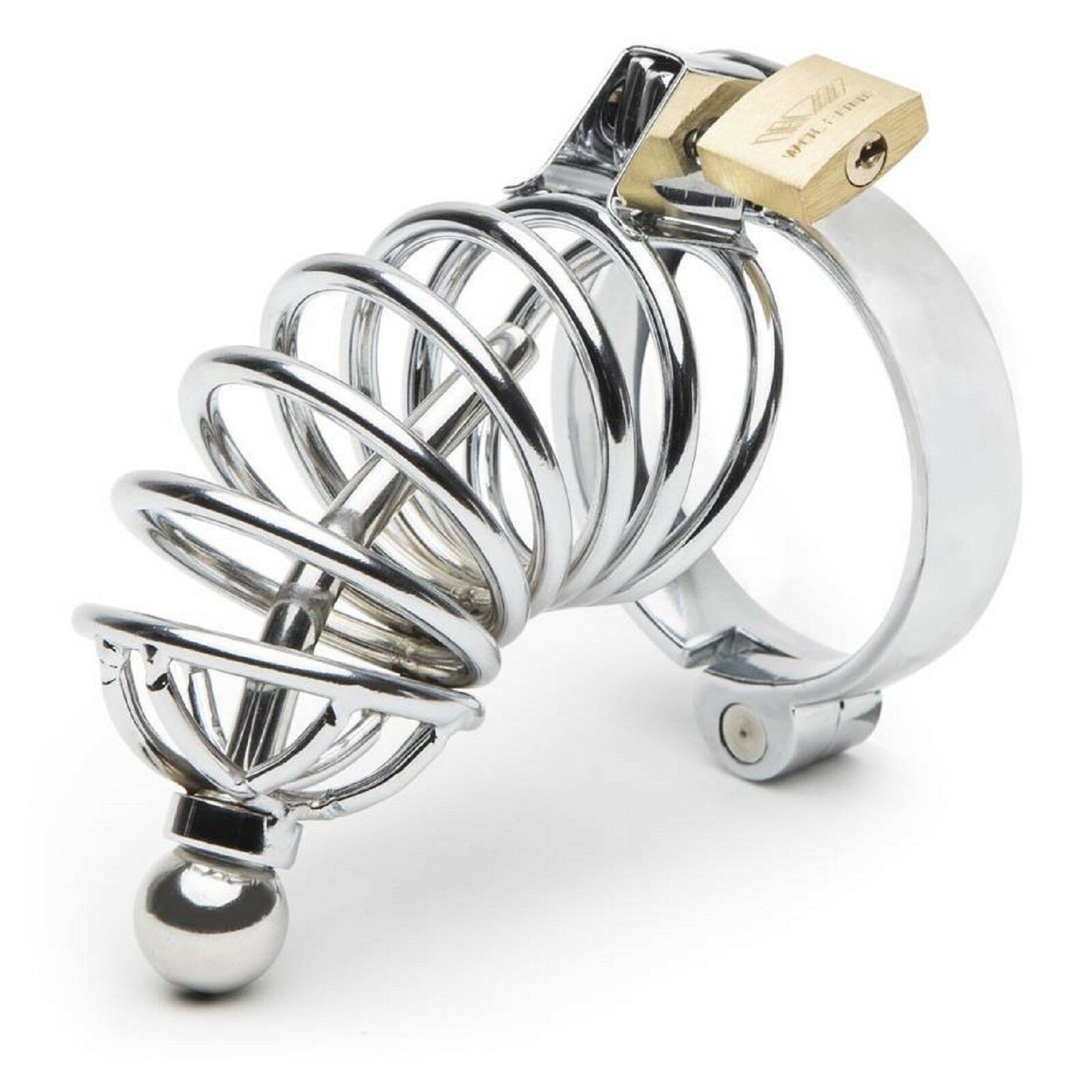 BDSM Cock Penis Cage Male Chastity Kit Steel Urethra Fetish Restraint Bondage