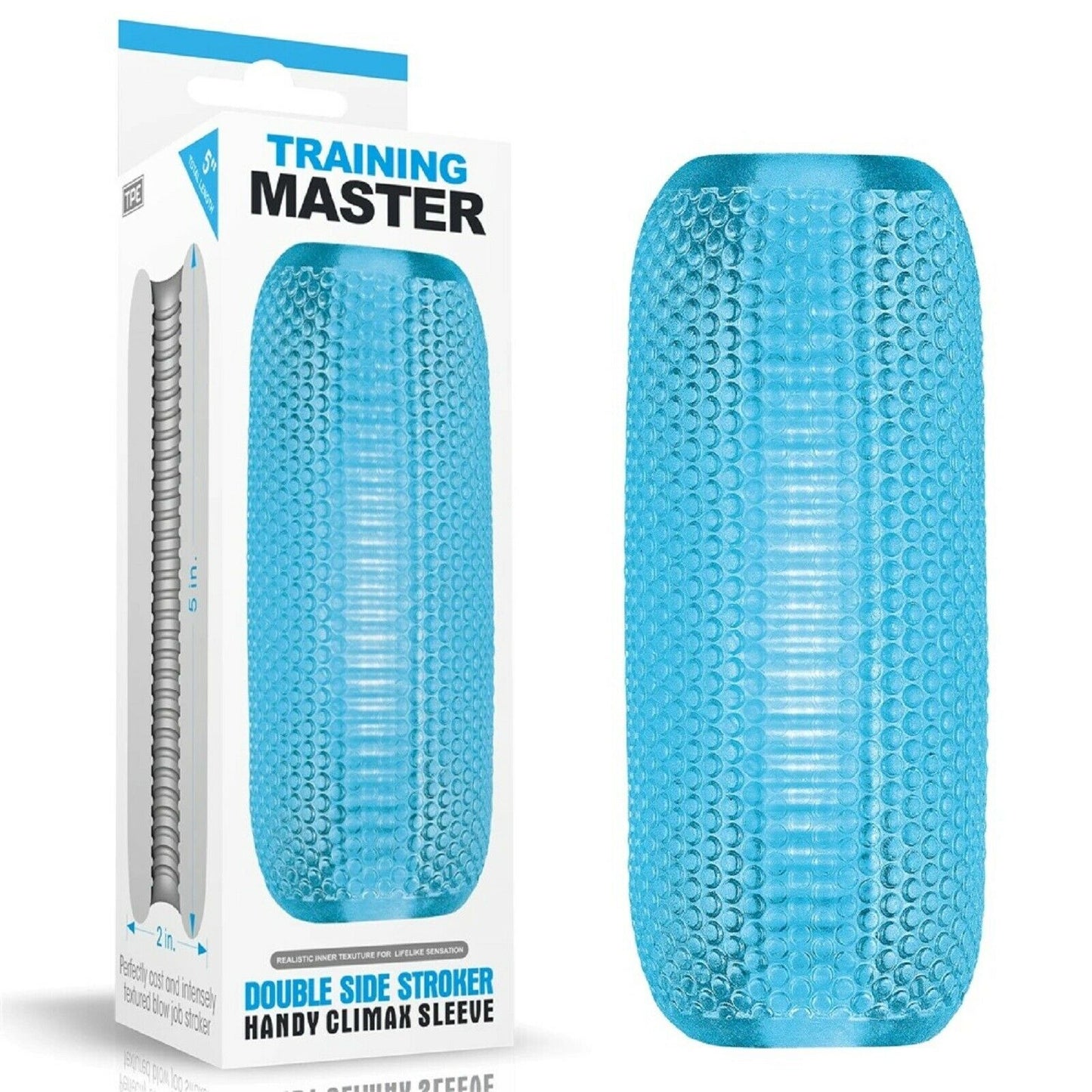 Male Masturbator Training Master Double Sided Stroker Pocket Pussy Adult Sex Toy