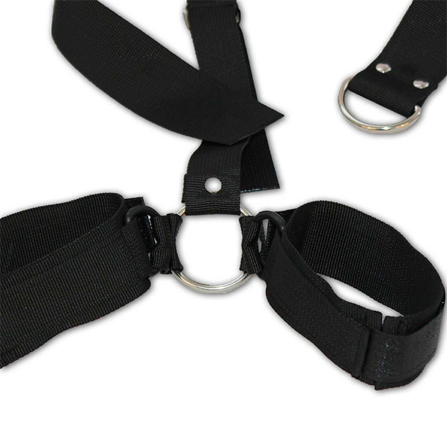 BDSM Hand Cuffs & Neck Collar Back Bondage Restraint Choker S&M Adult/Sex Toy