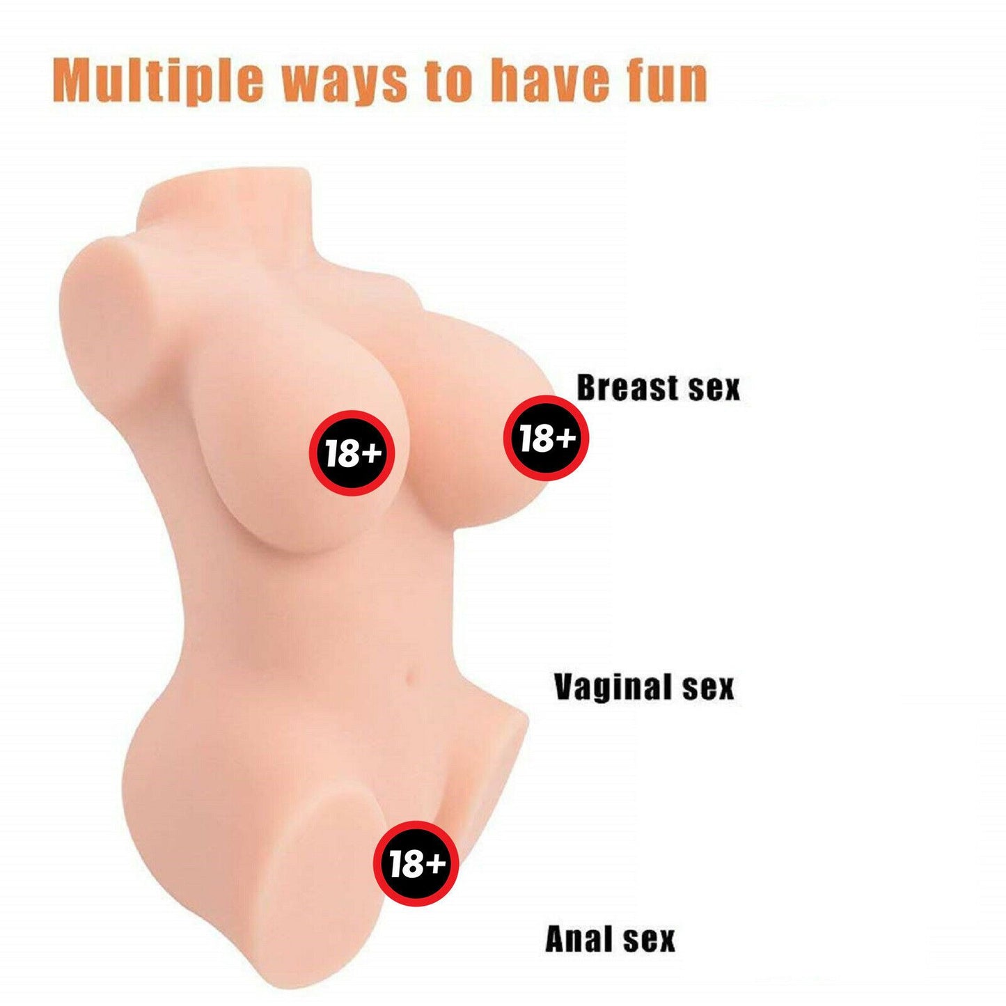 Masturbation Doll Realistic Ass Stroker Pussy Male Masturbator Body Mens Sex Toy