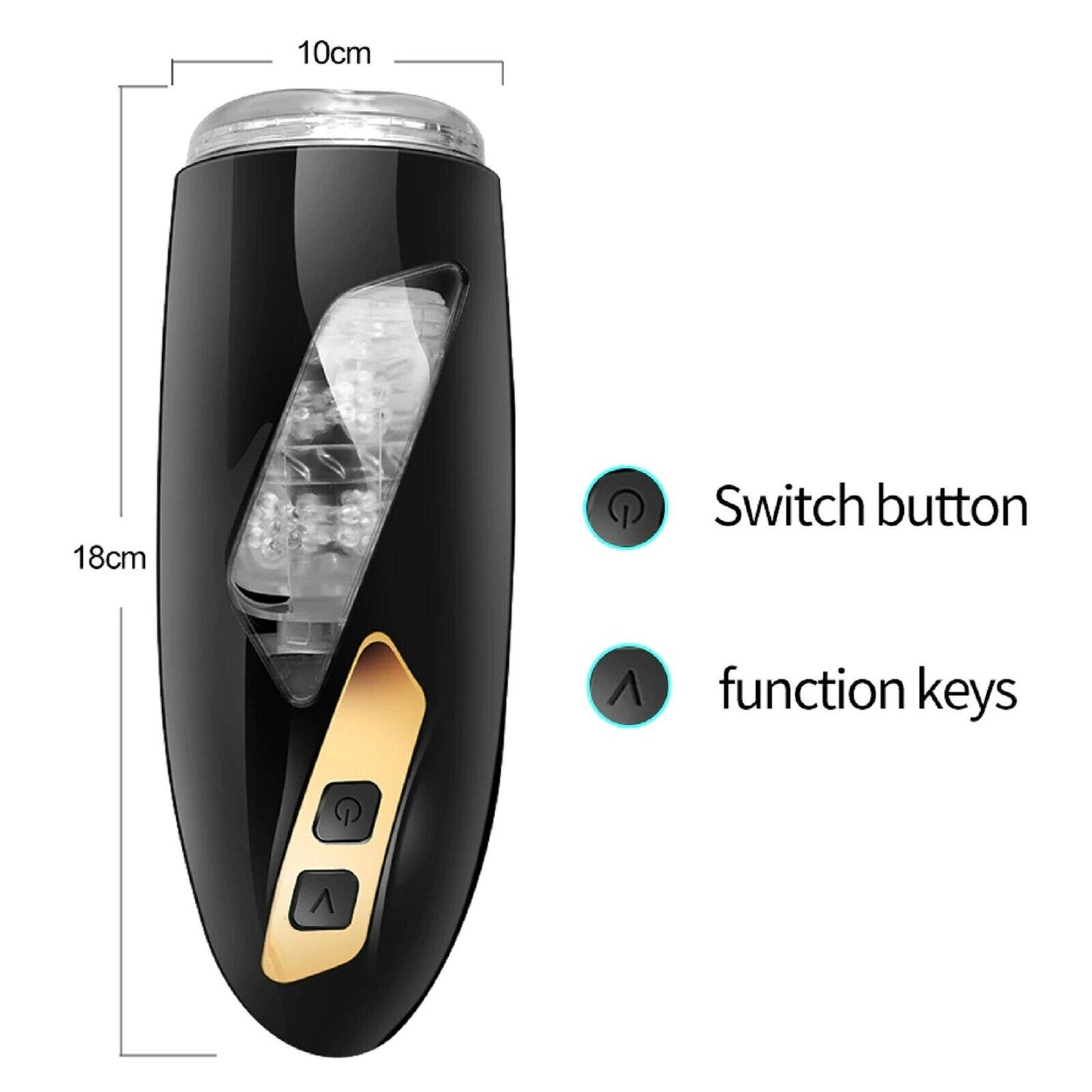 Auto Male Masturbator Pussy Automatic Telescopic Hands Free Masturbation Sex Toy