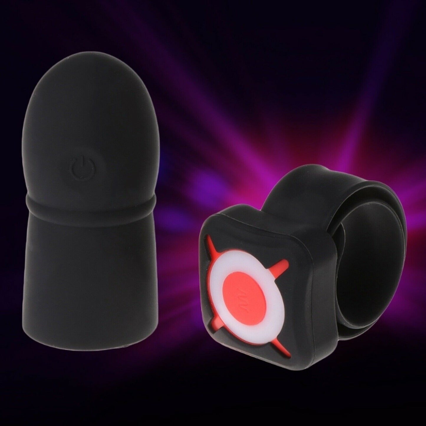 Penis Sleeve Extender Vibrating Cock Ring Extension Couples Vibe Trainer Sex Toy