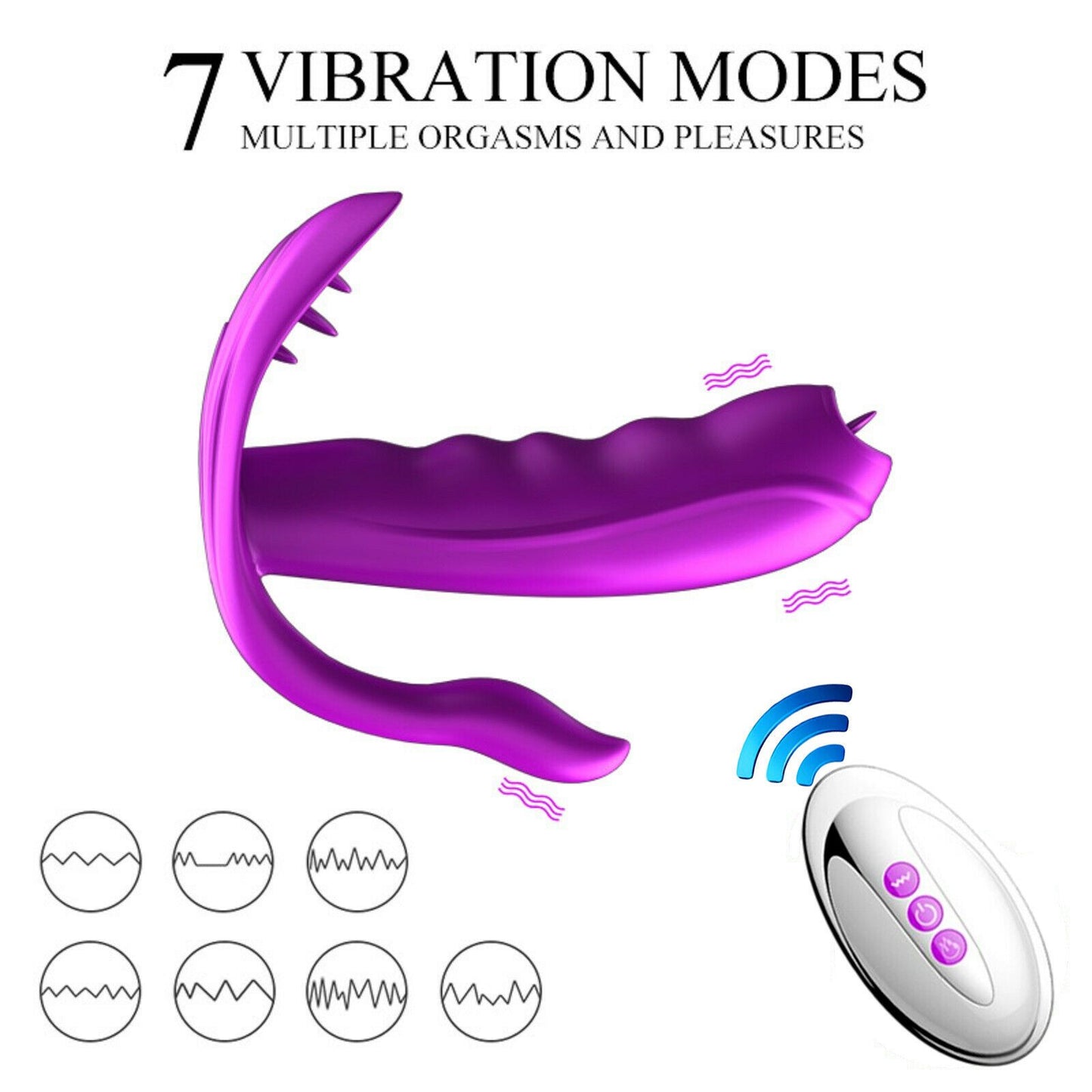 Remote Control Vibrator Wearable Dildo Clit Vibrating Panties USB Female Sex Toy
